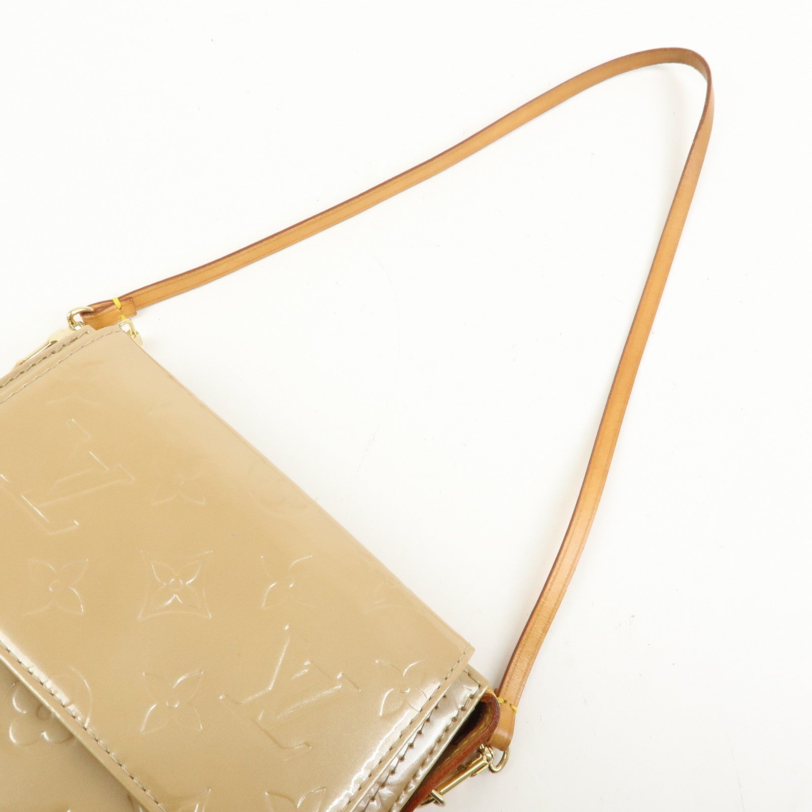 Louis Vuitton Monogram Vernis Motte Shoulder Bag Noisette M91337