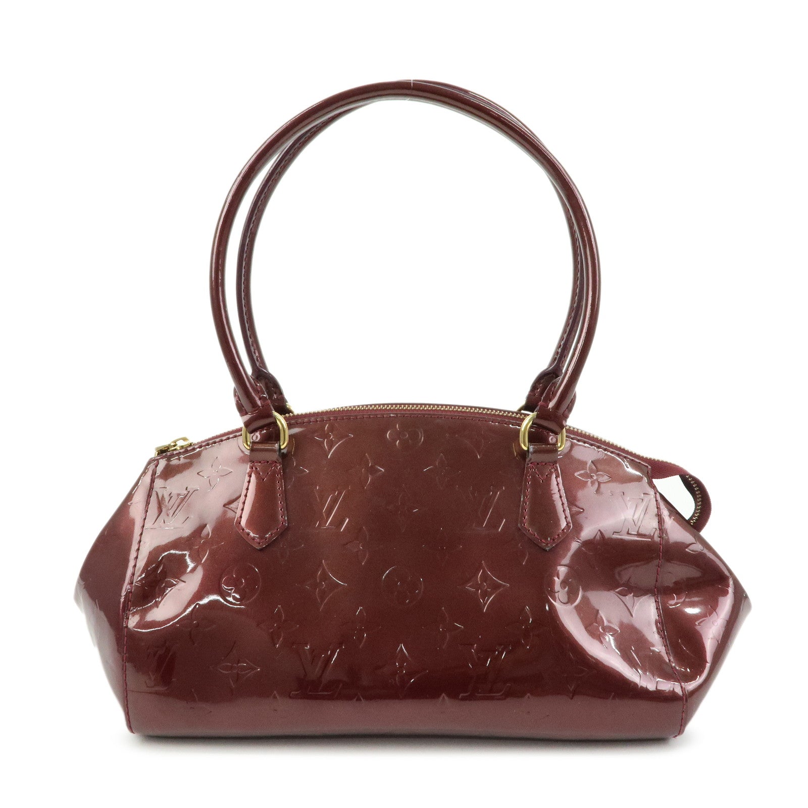 Louis Vuitton Monogram Vernis Sherwood PM Boston Hand Bag M91492