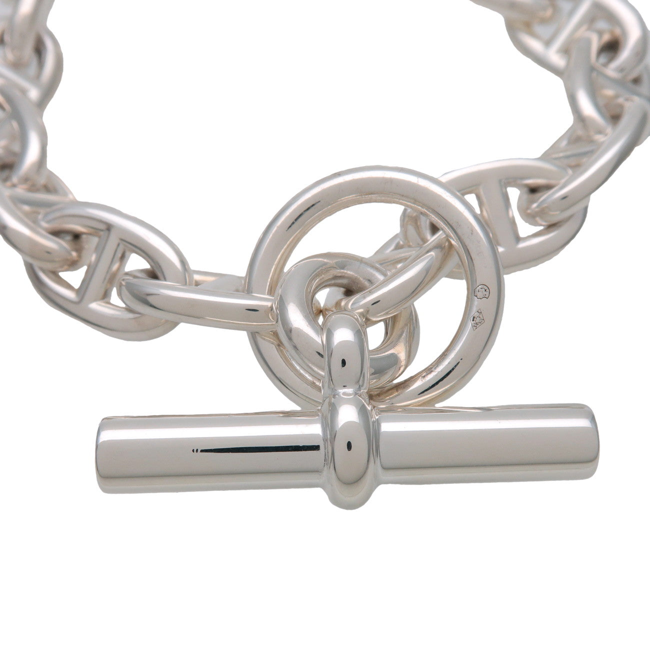 HERMES Chaine d'Ancre MM Bracelet SV925 Silver