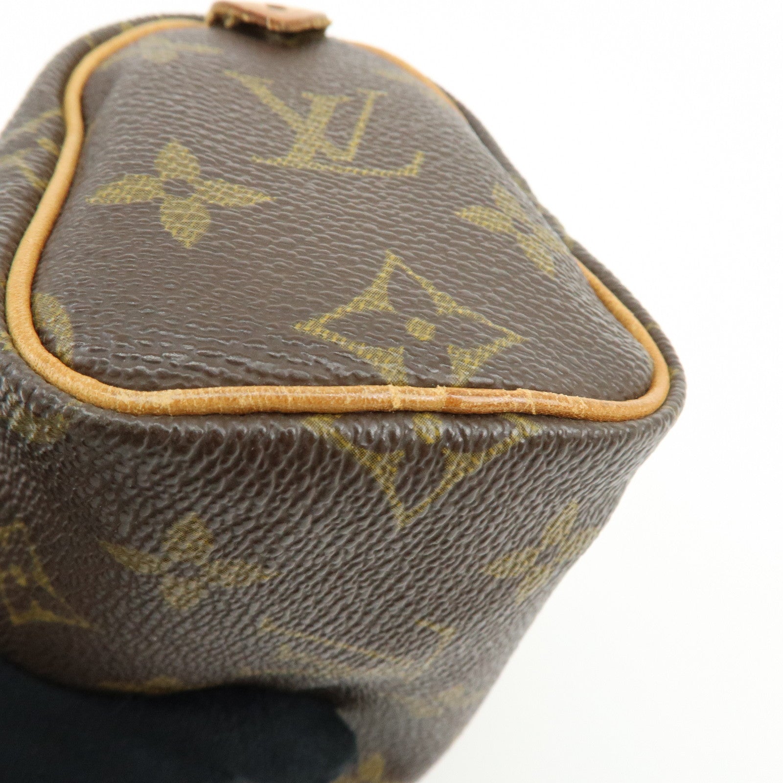 Louis Vuitton Monogram Mini Speedy Hand Bag Brown M41534 J75011 Lot