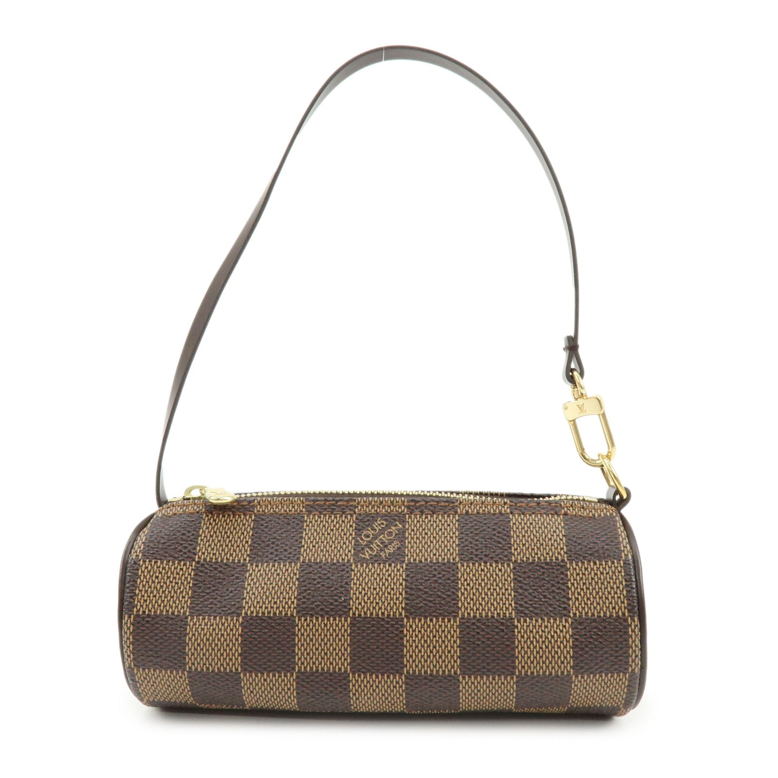 Louis Vuitton Damier Mini Pouch for Papillon Bag Brown Damier Ebene