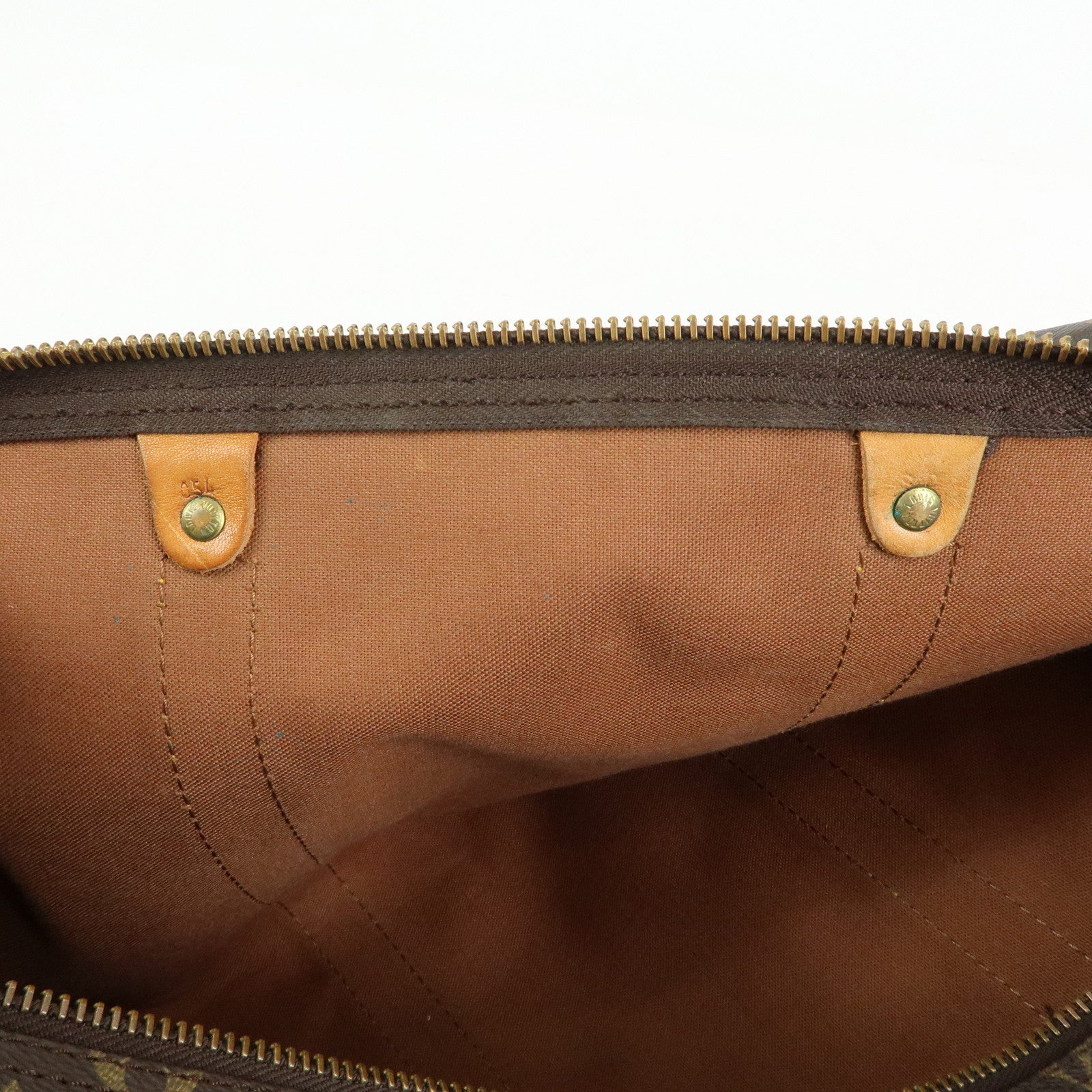 Louis Vuitton Keep All Bandouliere 55 Boston Bag Hand Bag Brown M41414