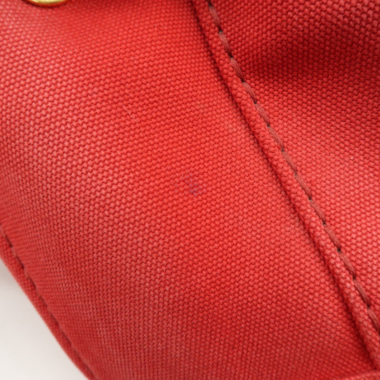 PRADA Triangle Logo Canapa Mini Canvas 2Way Hand Shoulder Bag B2439G