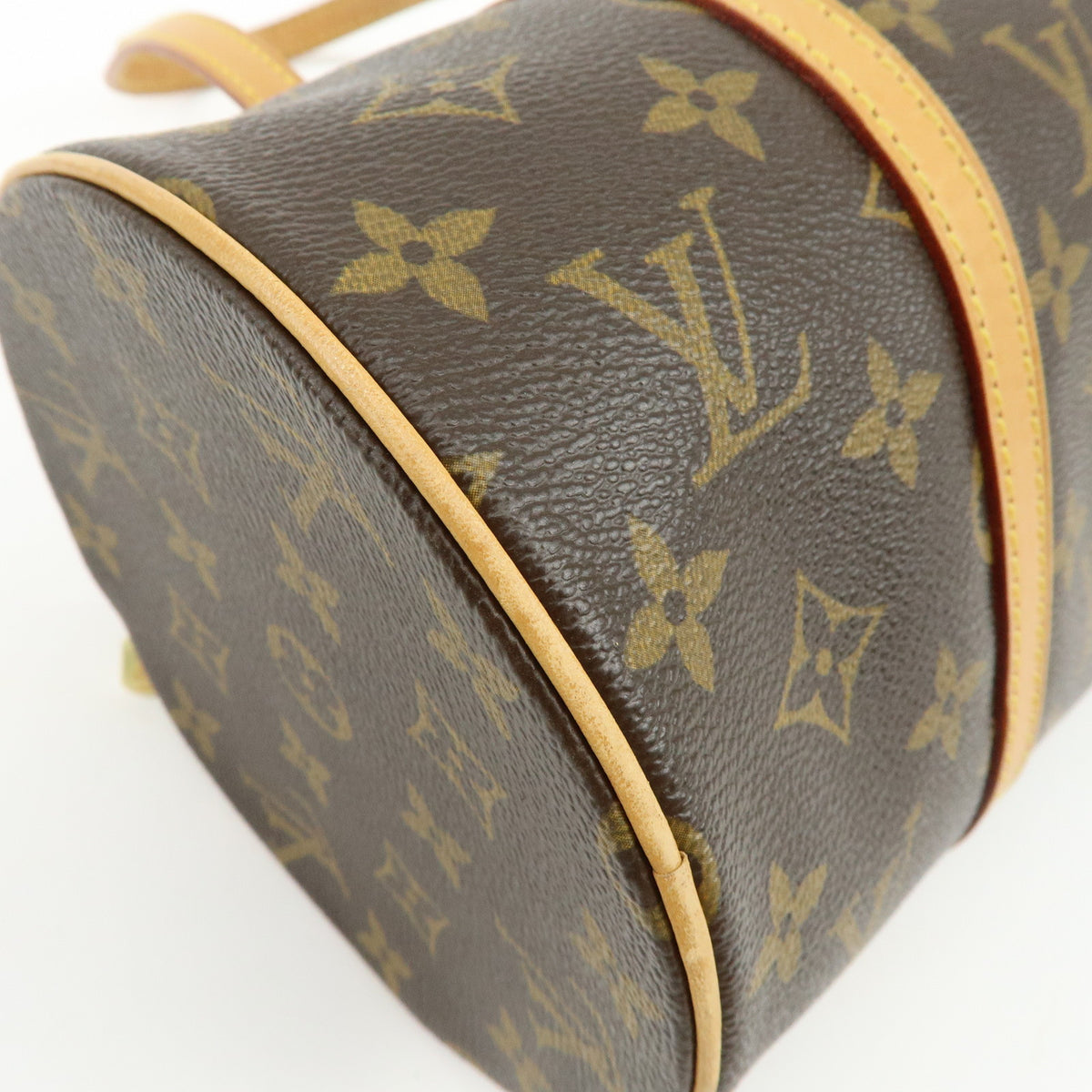Louis Vuitton Monogram Papillon 30 Hand Bag Brown M51385