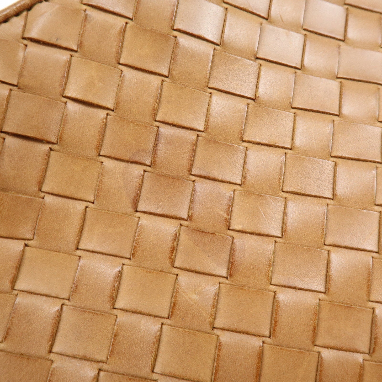 BOTTEGA VENETA Intrecciato Leather Tote Bag Brown 10691006161NAT