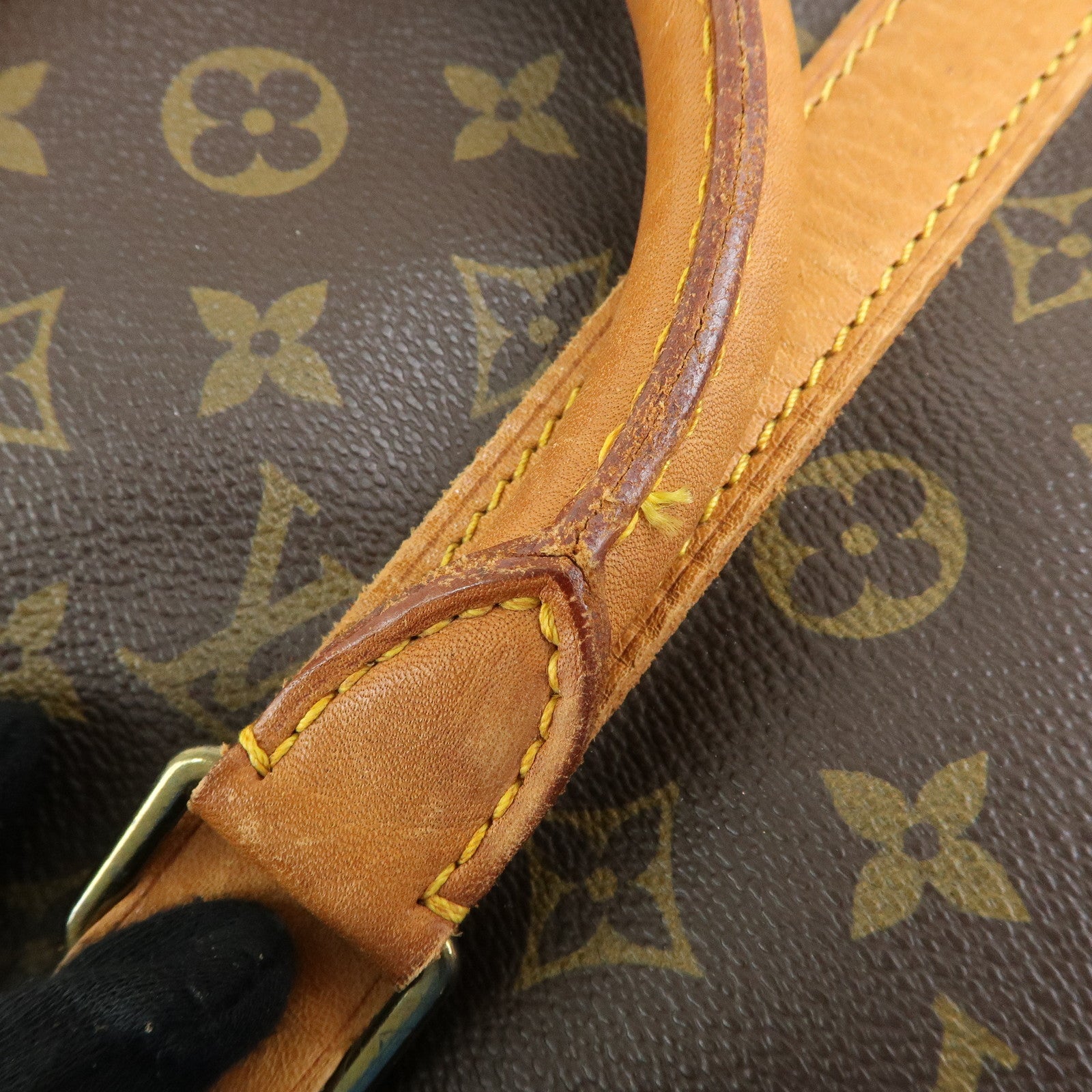 Louis Vuitton Monogram Keep All Bandouliere 45 Boston Bag M41418