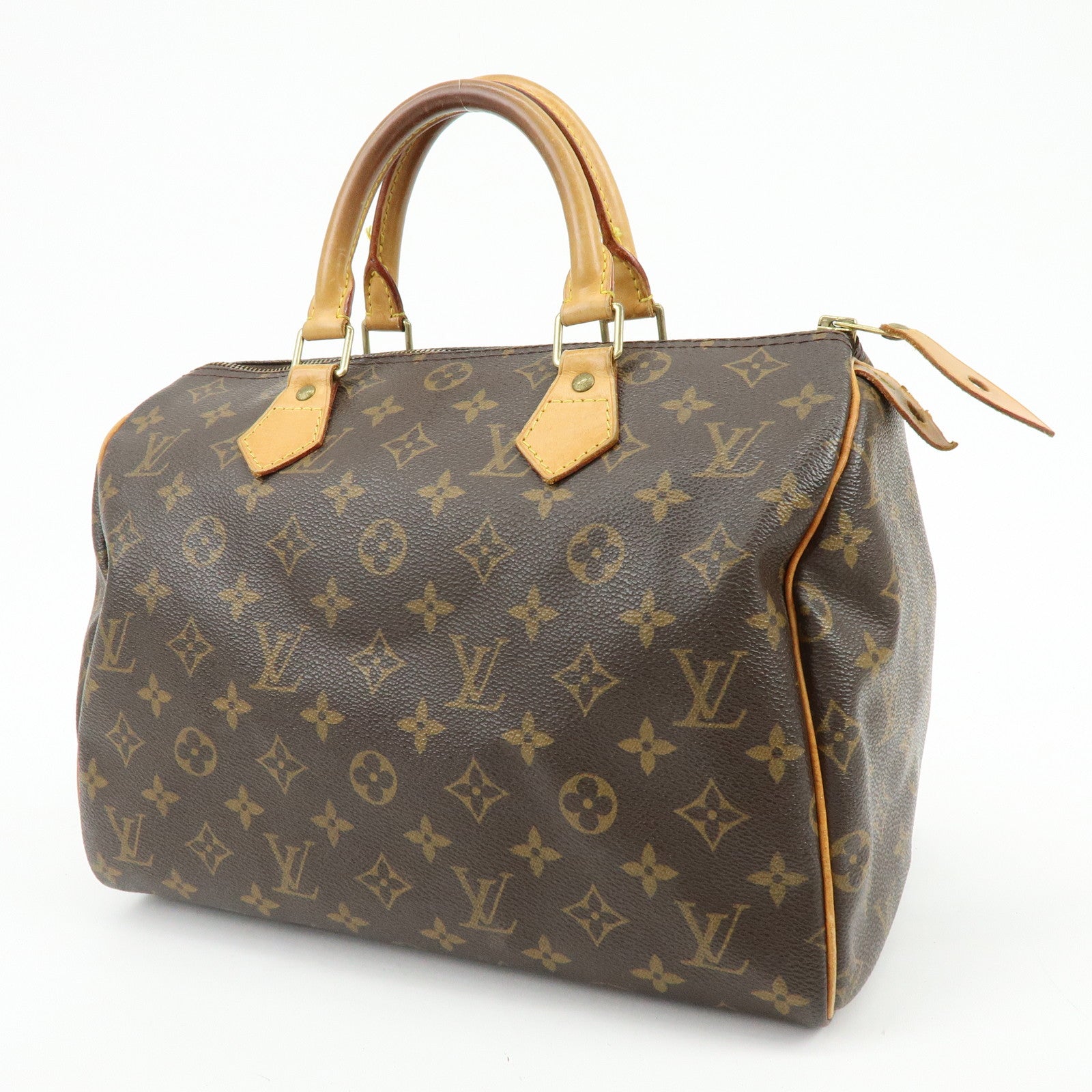 Louis Vuitton Monogram Speedy 30 Boston Bag Hand Bag Brown M41526