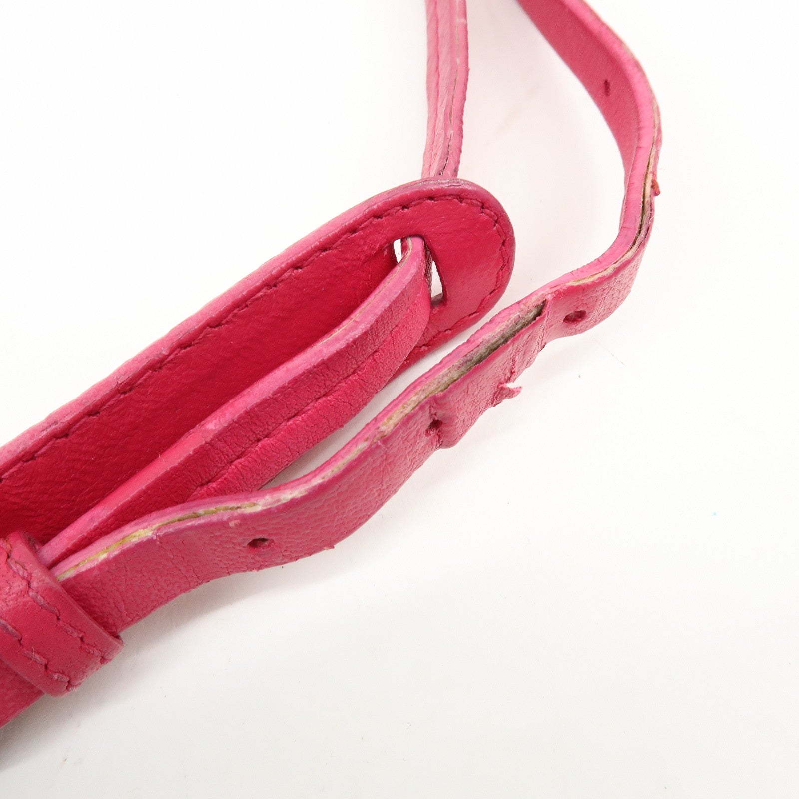 BOTTEGA VENETA Inttrecciato Nodini Leather Shoulder Bag Pink