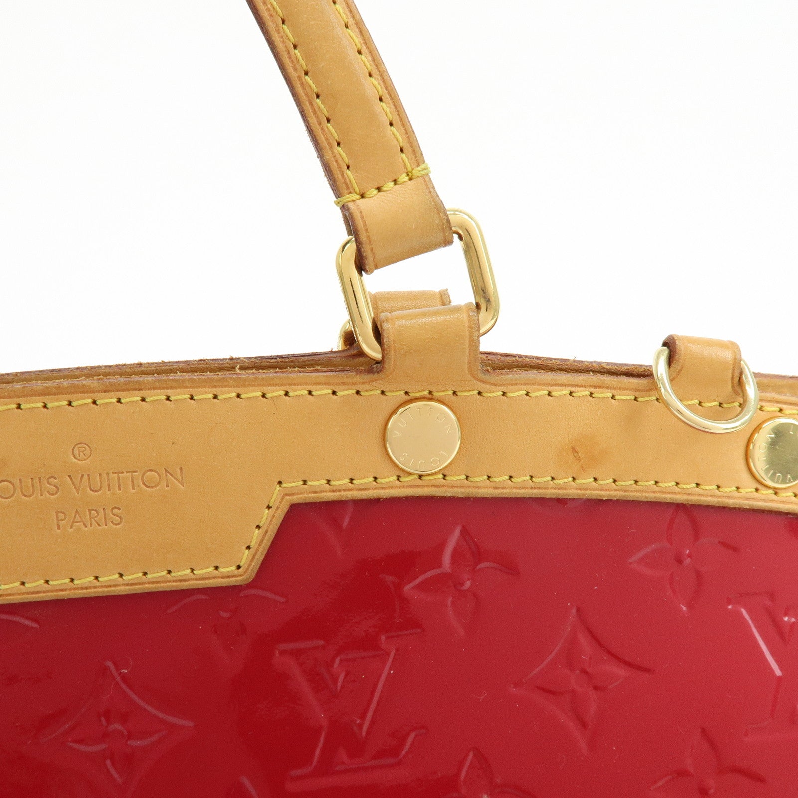 Louis Vuitton Vernis Brea MM 2Way Bag Hand Bag Rose Indien M91798