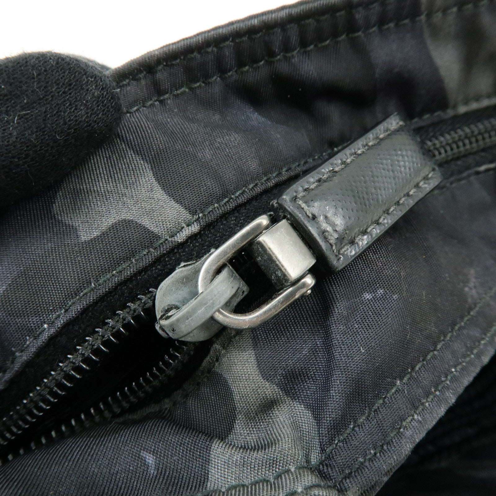 PRADA Triangle Logo Nylon Shoulder Crossbody Bag Cammoflage BR2418