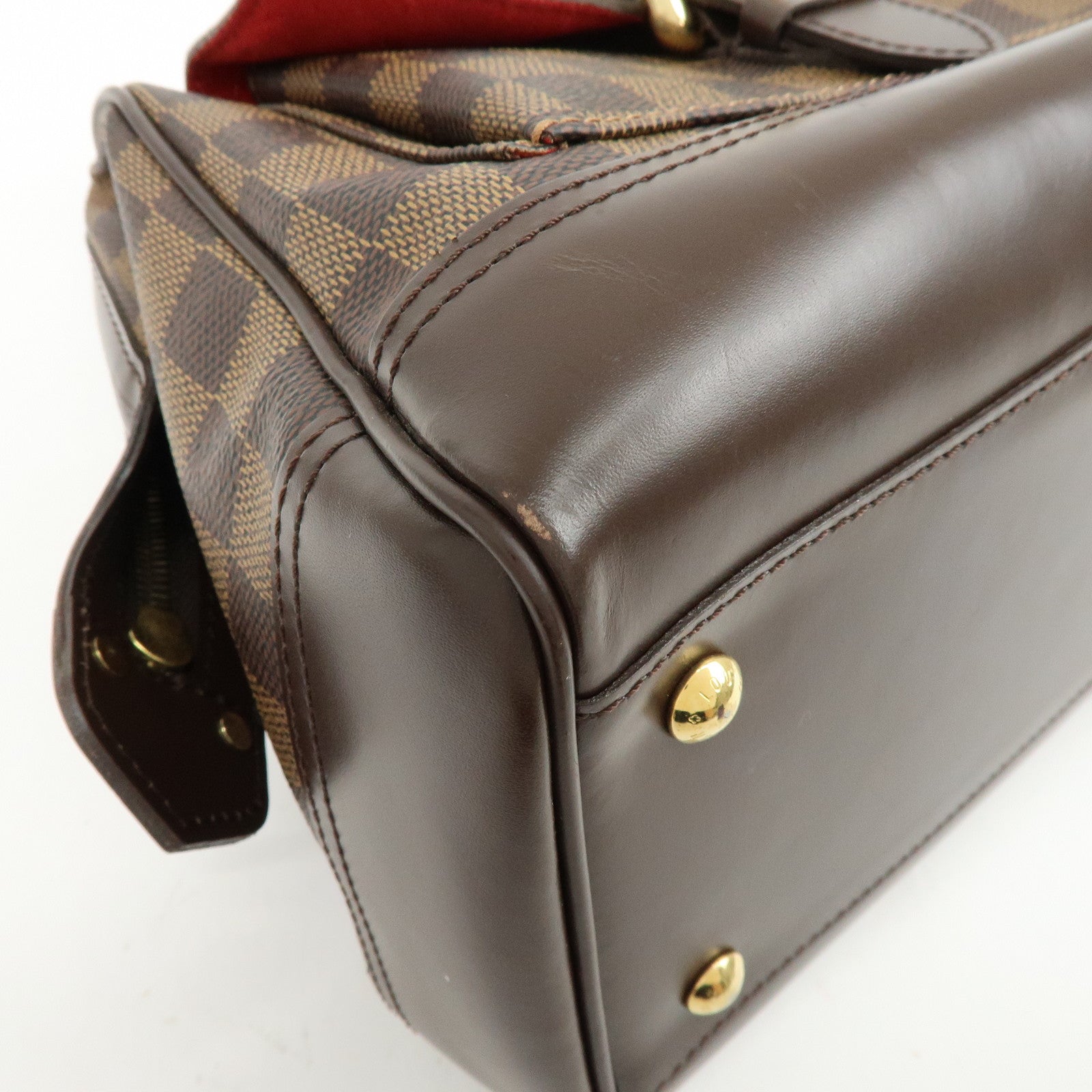 Louis Vuitton Damier Ebene Knightsbridge Boston Bag Hand Bag N51201