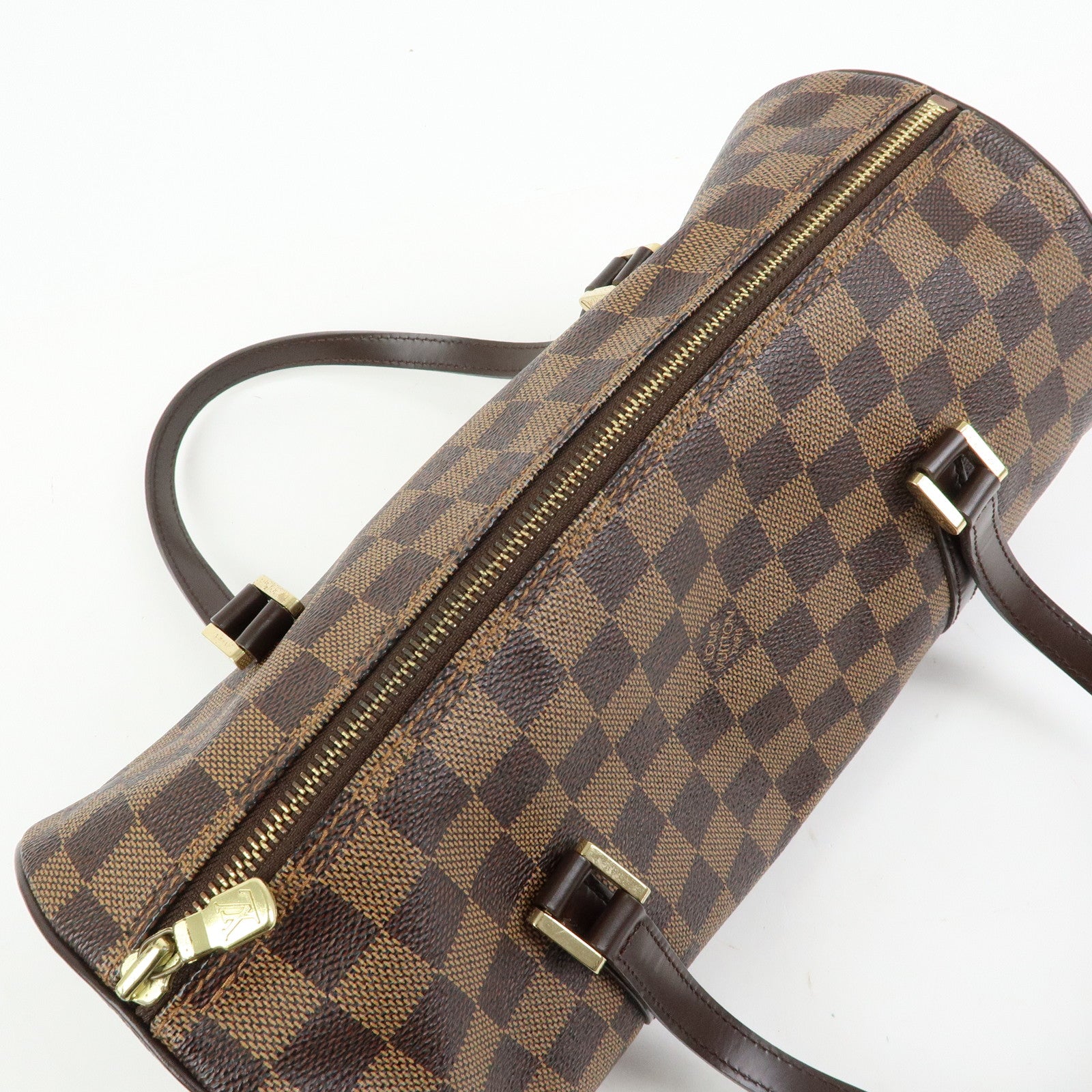 Louis Vuitton Damier Ebene Papillon 30 Hand Bag Brown N51303