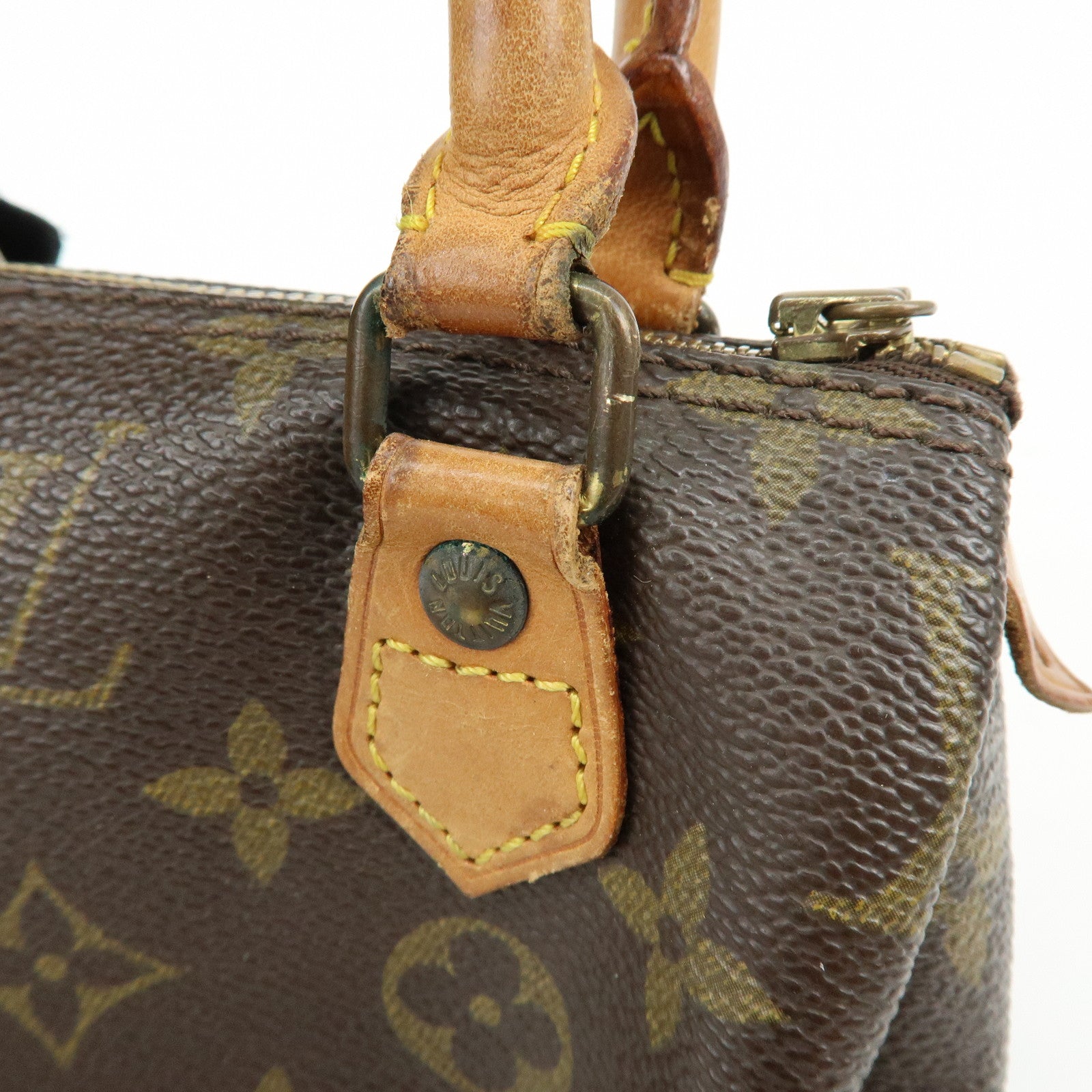 Louis Vuitton Monogram Mini Speedy Hand Bag Brown M41534 J75011 Lot