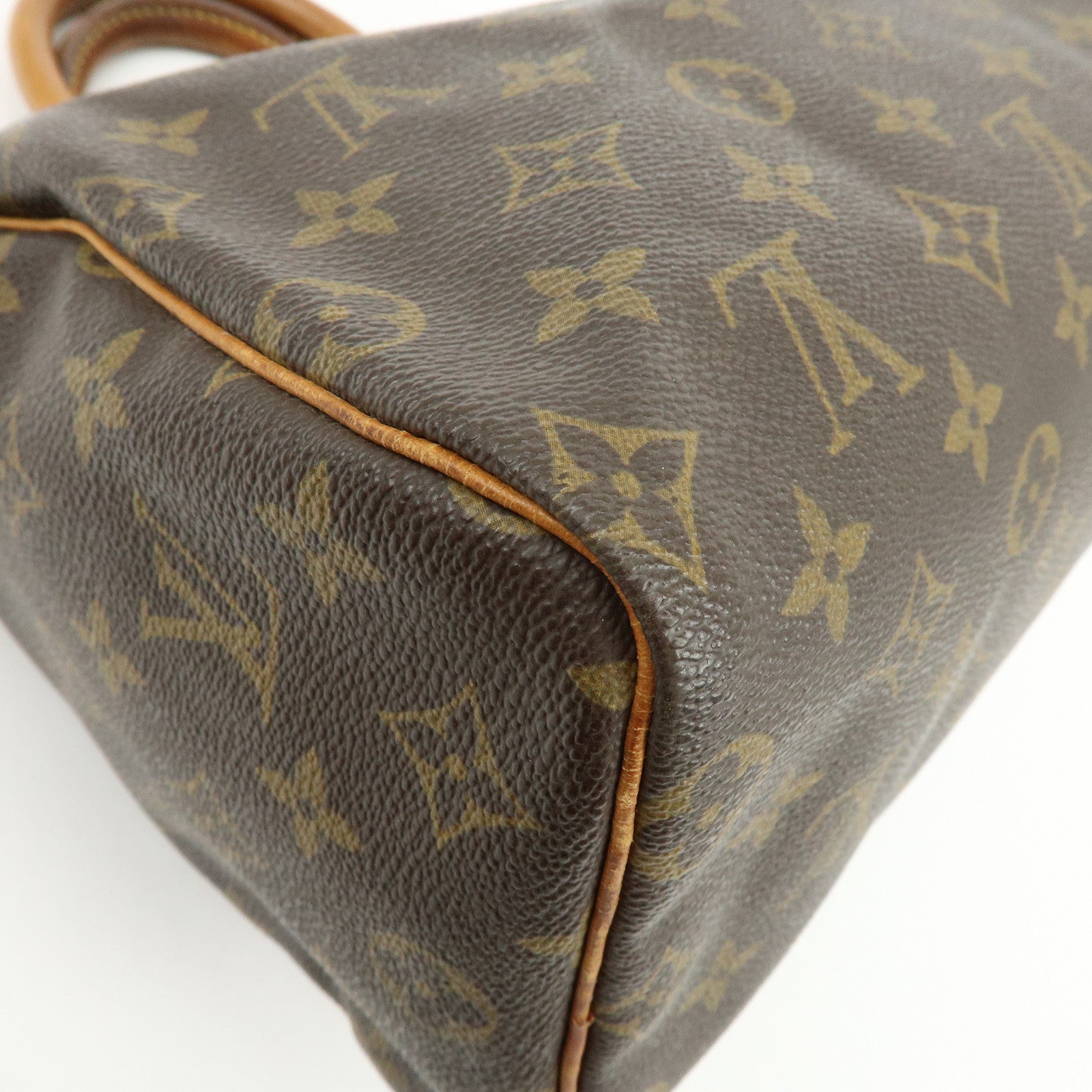 Louis Vuitton Monogram Speedy 25 Boston Bag Hand Bag Brown M41528