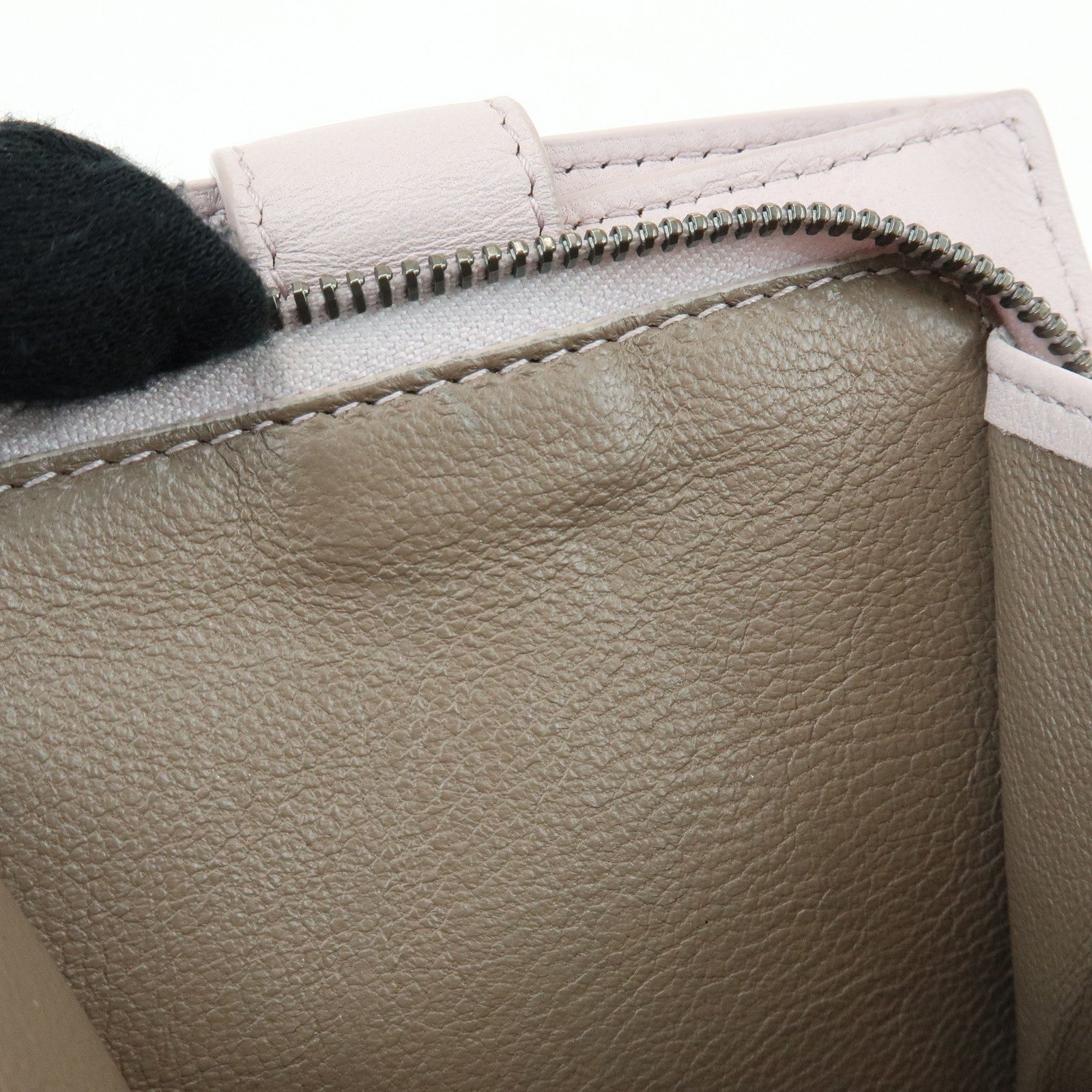BOTTEGA VENETA Intrecciato Leather Bi-fold Comact Wallet Lavender