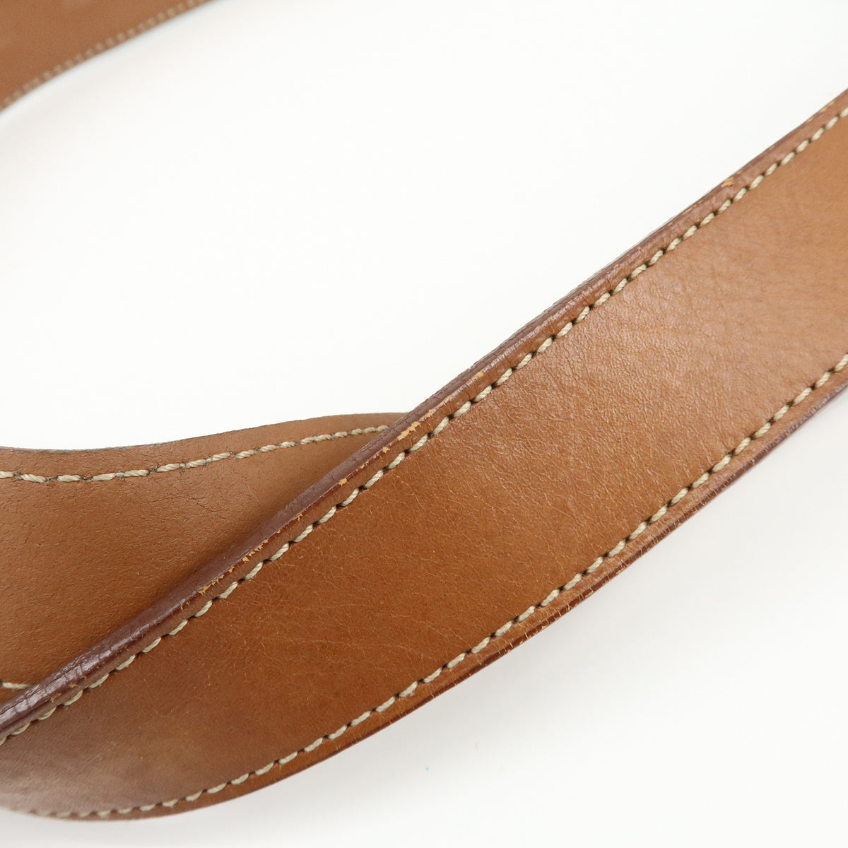 CELINE Macadam PVC Leather Shoulder Bag Hand Bag Brown