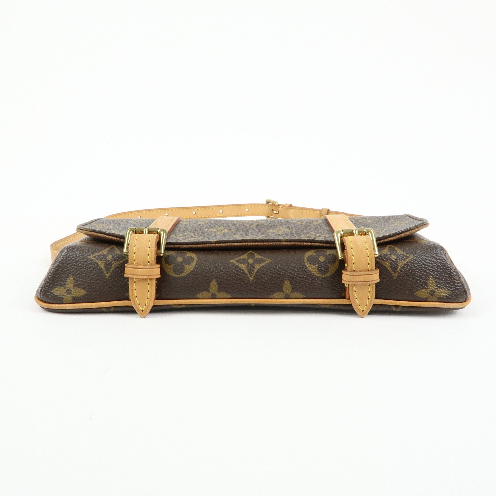 Louis Vuitton Monogram Pochette Marelle Waist Body Bag Brown M51159