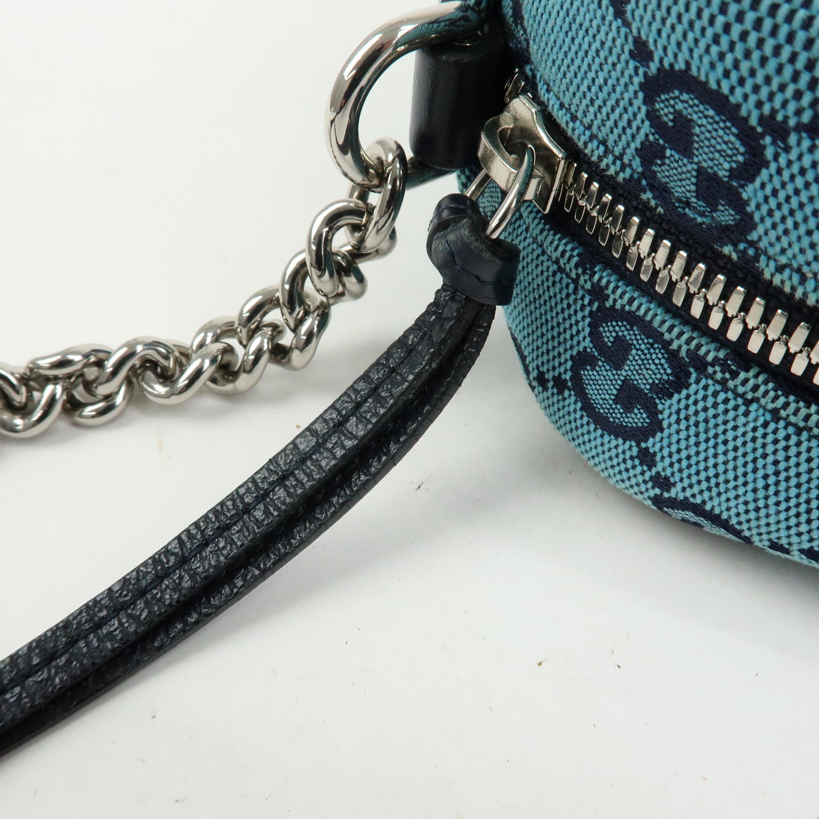 GUCCI GG Marmont Shoulder Bag Crossbody Bag Blue Dark Navy 447632