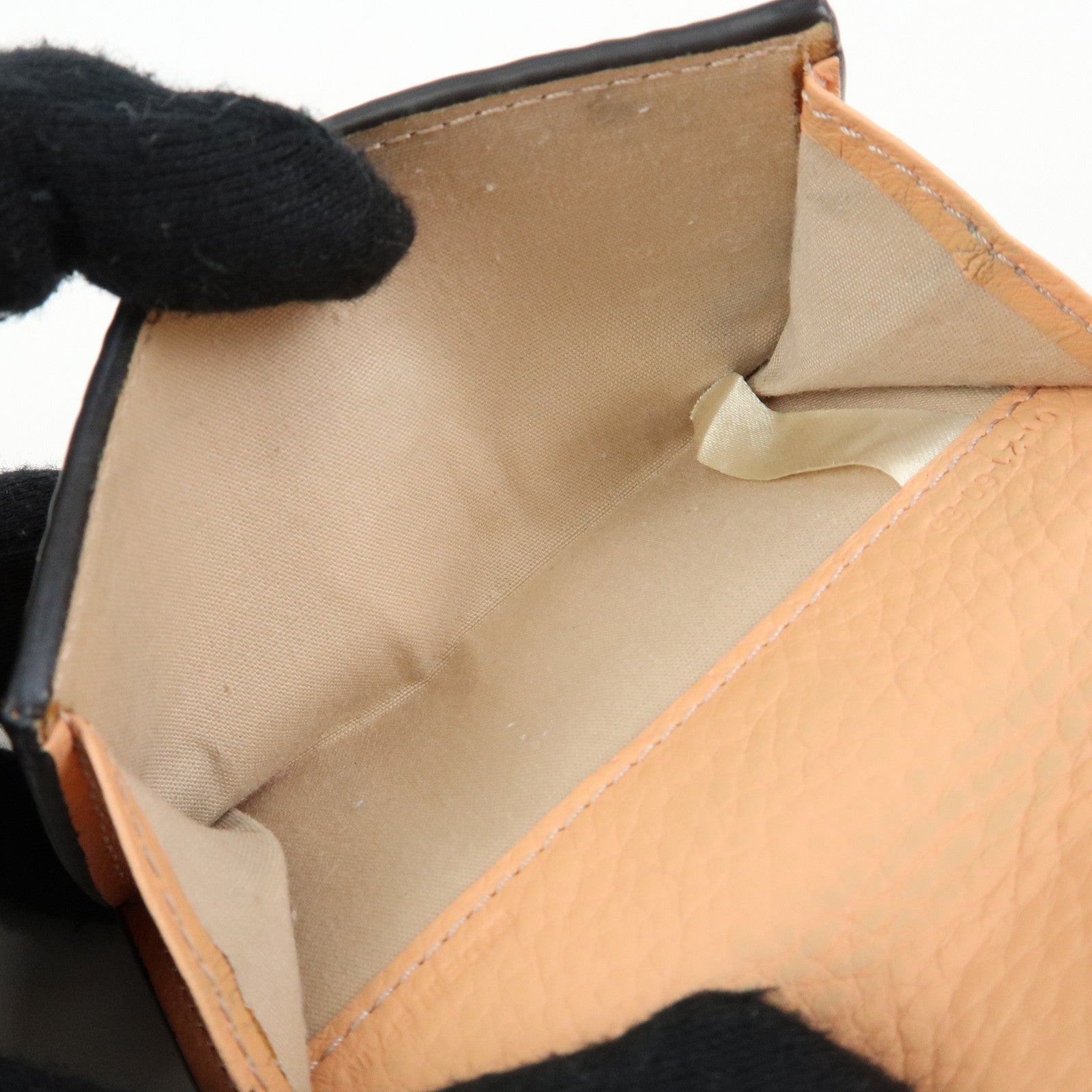 Chloe Set of 2 Alphabet Paddington Leather Long Compact Wallet