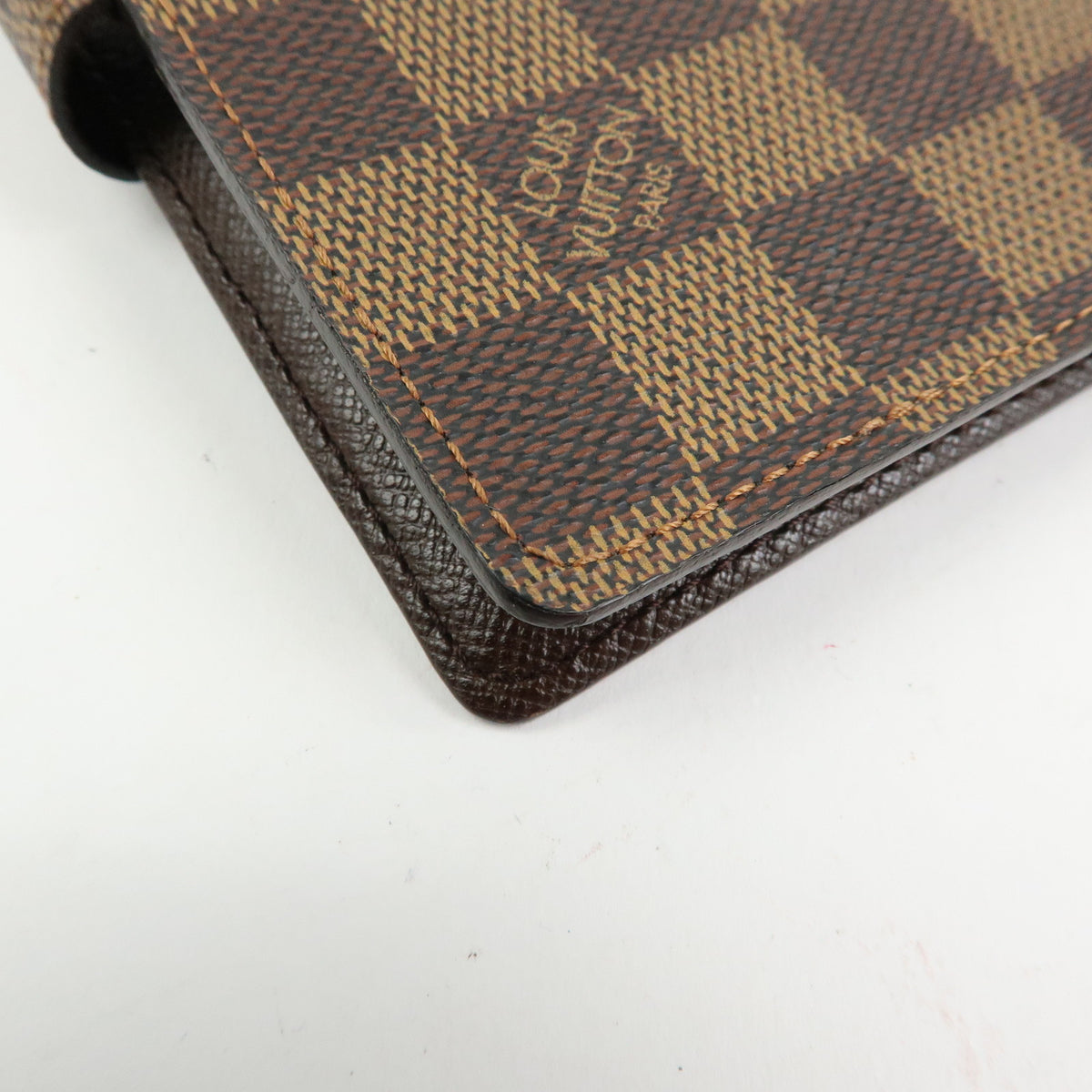 Louis Vuitton Damier Agenda PM Planner Cover Brown R20700