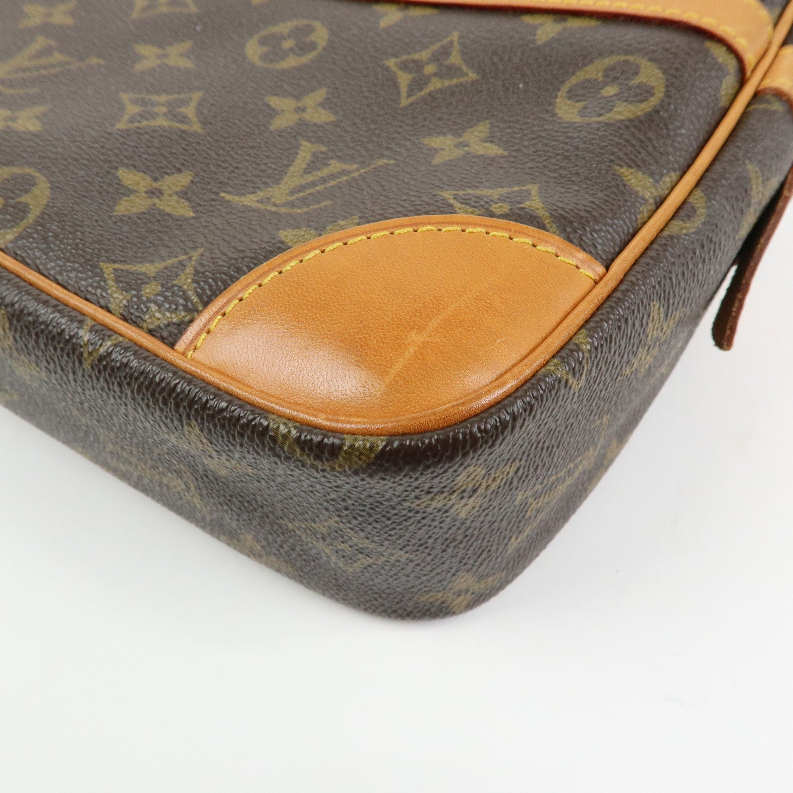 Louis Vuitton Monogram Compiegne 28 Pouch Clutch Bag Pouch Brown M51845