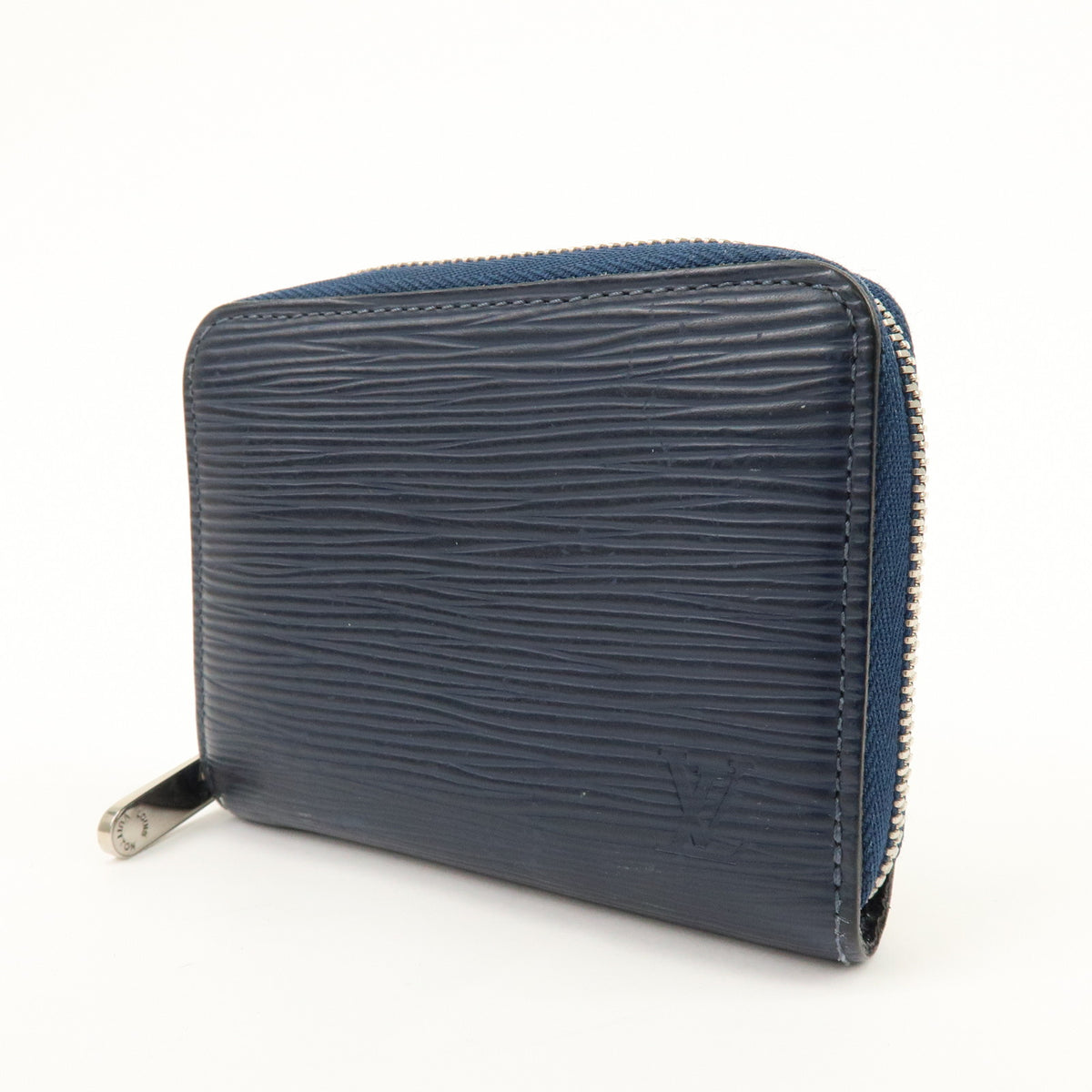 Louis Vuitton Epi Leather Zippy Coin Purse Wallet Indigo Blue M60384