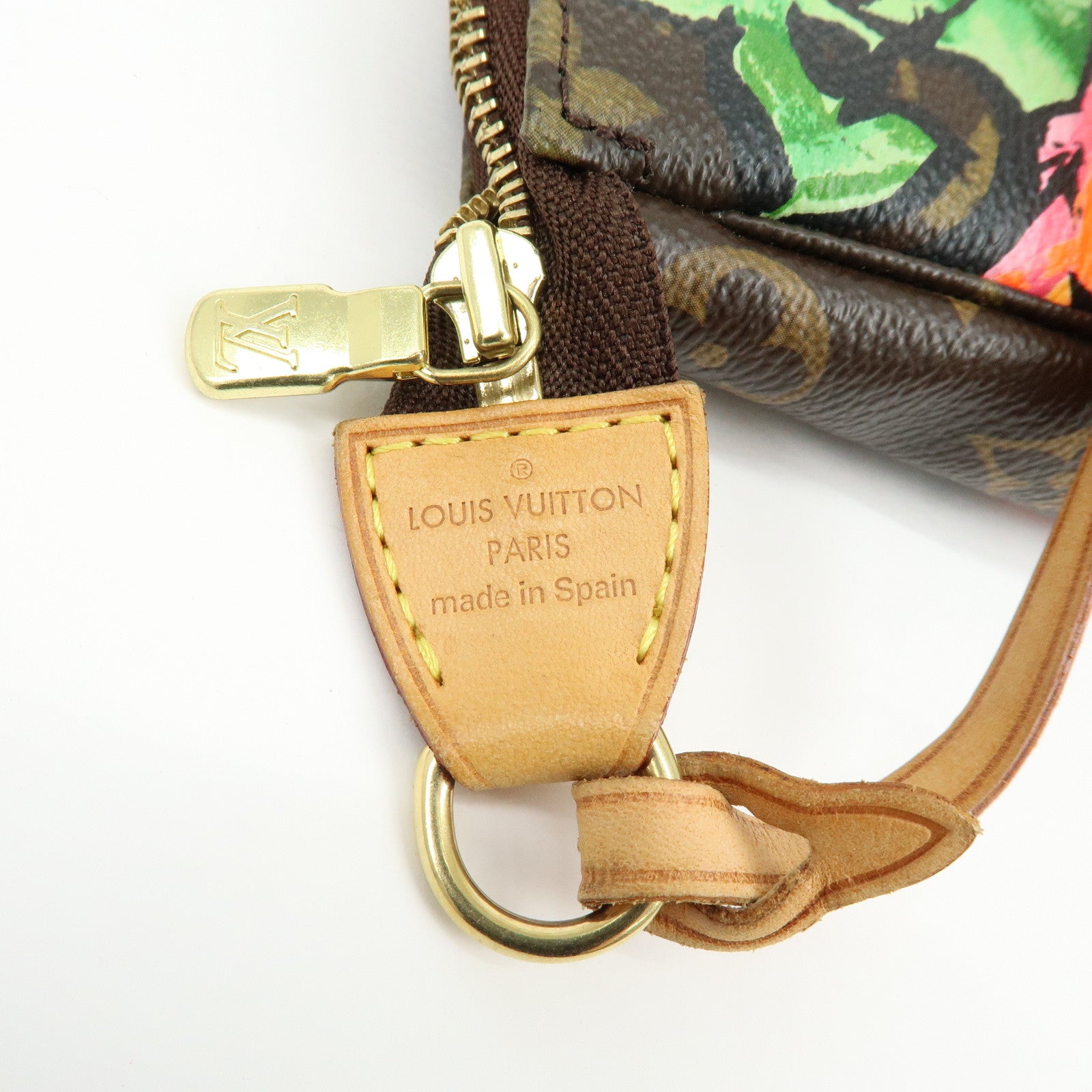 Louis Vuitton Monogram Rose Pochette Accessoires Hand Bag Pouch M48615