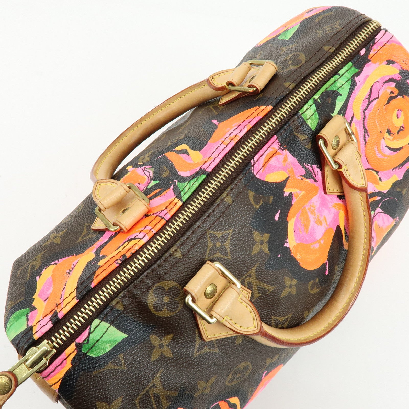 Louis Vuitton Monogram Rose Canvas Speedy 30 Boston Bag M48610
