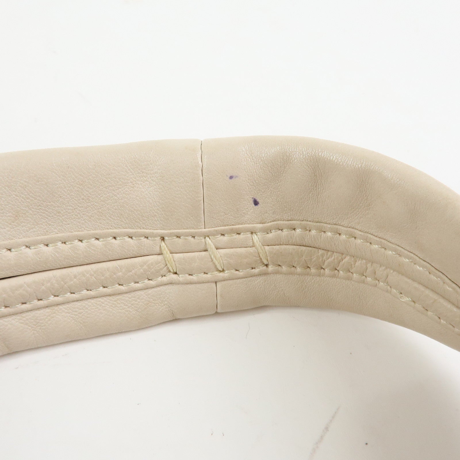 LOEWE Anagram Nappa Leather Hand Bag Shoulder Bag Ivory
