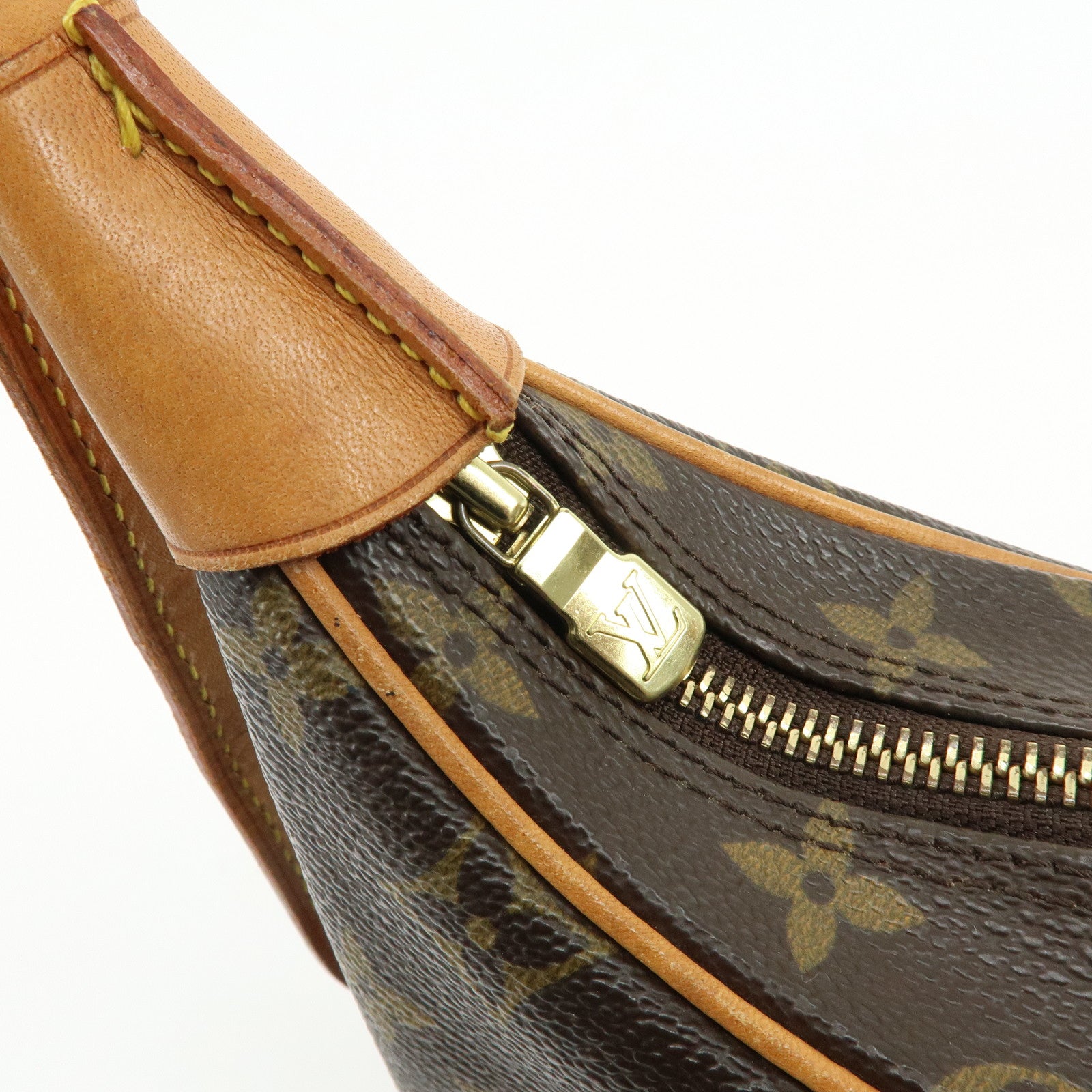 Louis Vuitton Monogram Boulogne 30 Canvas Shoulder Bag Brown M51265