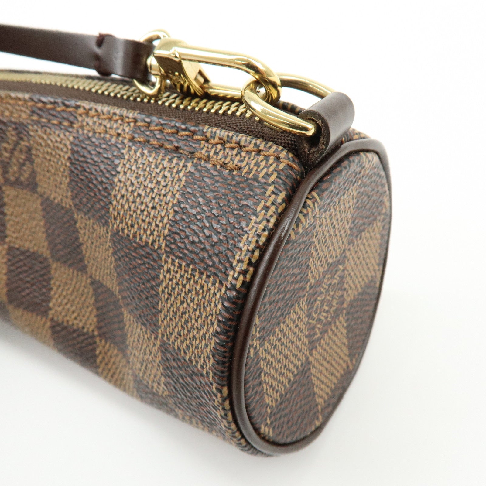 Louis Vuitton Damier Ebene Mini Pouch For Pappillon Bag Brown
