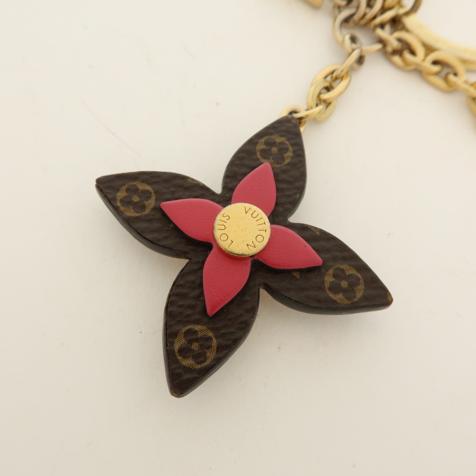 Louis Vuitton Porte Cles Blooming Flower Bag Charm Key Chain M63084