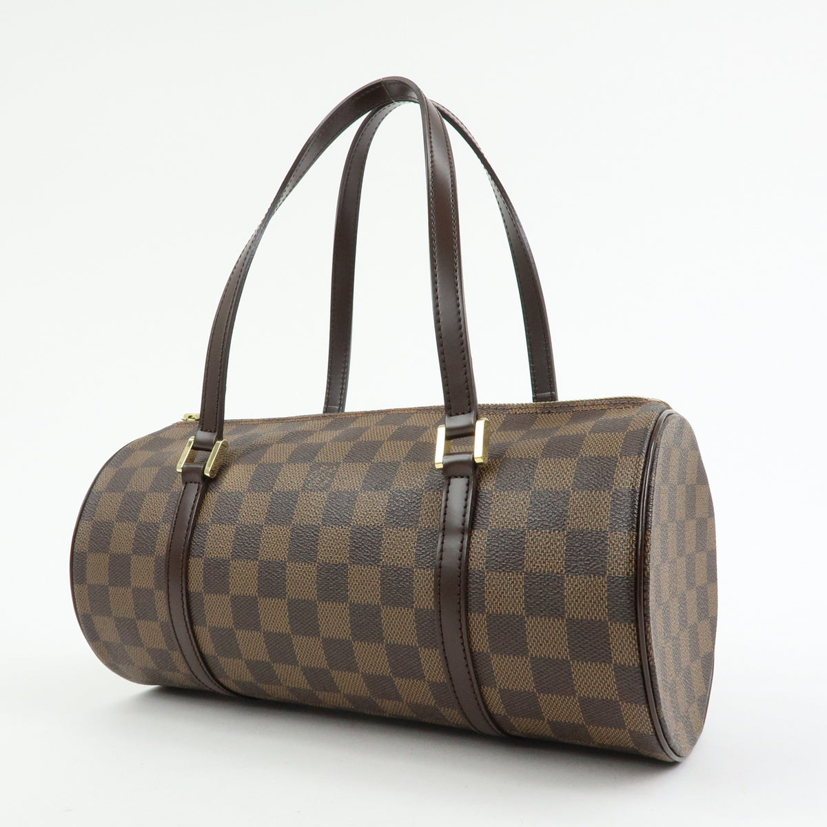 Louis Vuitton Damier Ebene Papillon 30 Hand Bag Brown N51303