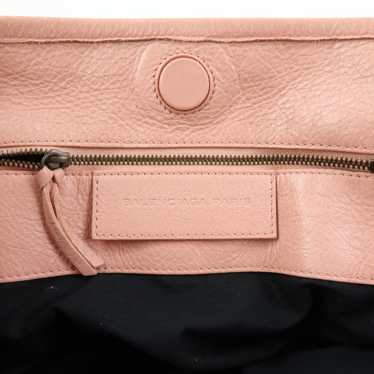 BALENCIAGA Classic The Sunday Leather Tote Bag Hand Bag Pink 228750
