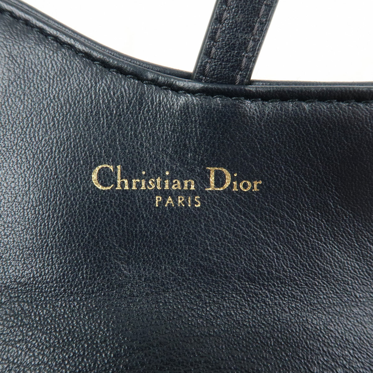Christian Dior Oblique Saddle Jacquard Canvas Chain Shoulder Pouch