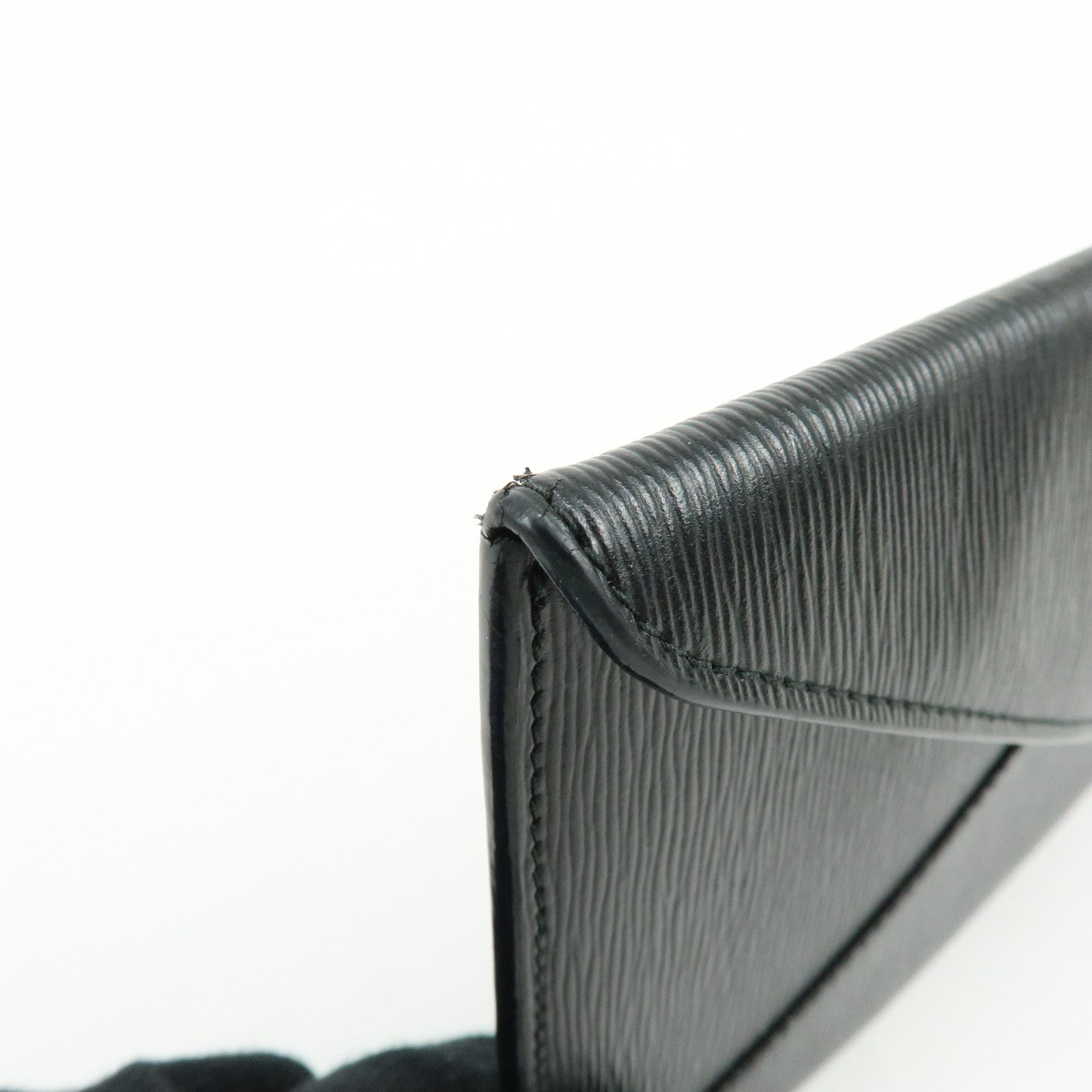PRADA Saffiano Leather Flap Long Wallet Purse Black 1MF175