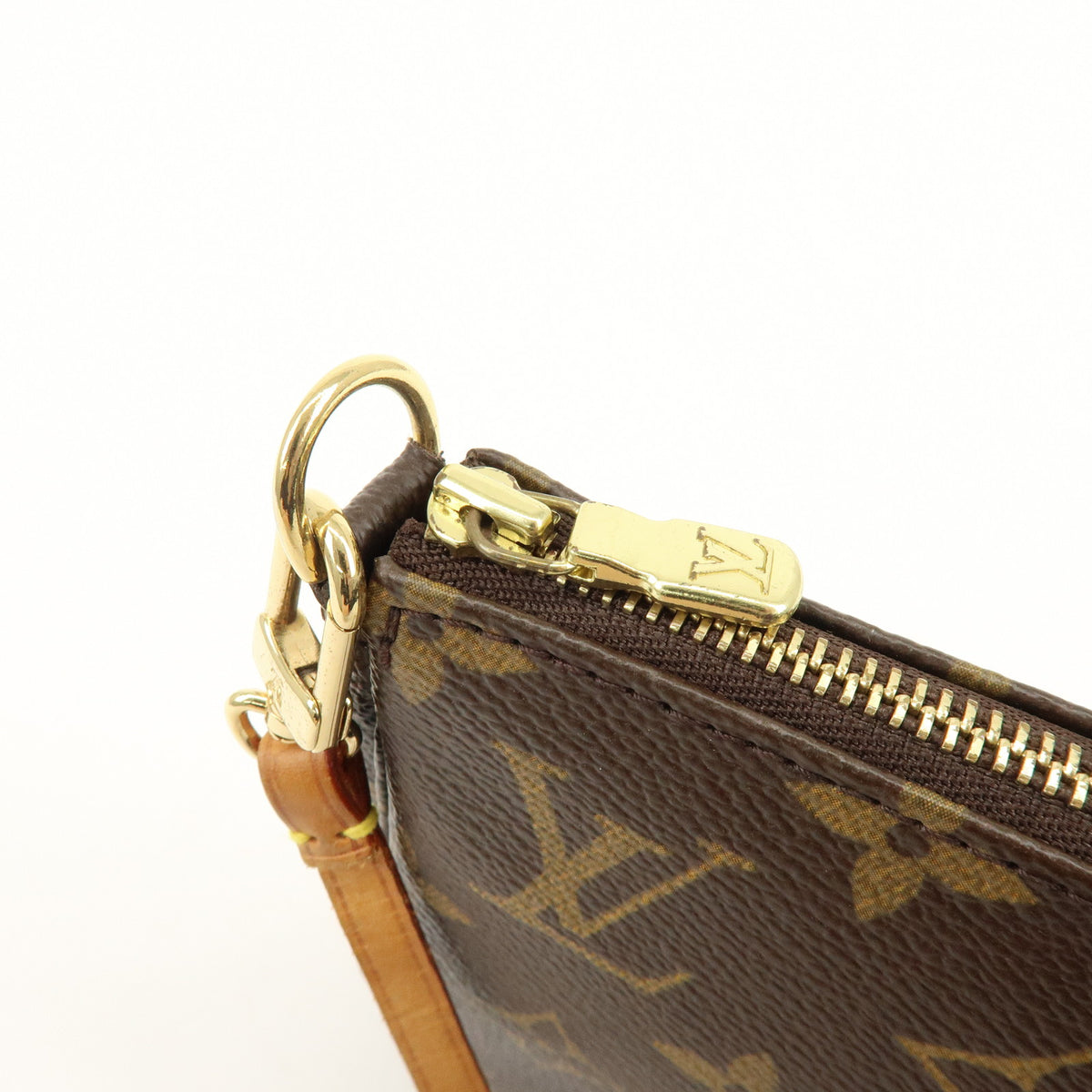 Louis Vuitton Monogram Pochette Accessoires Pouch Hand Bag Brown M51980