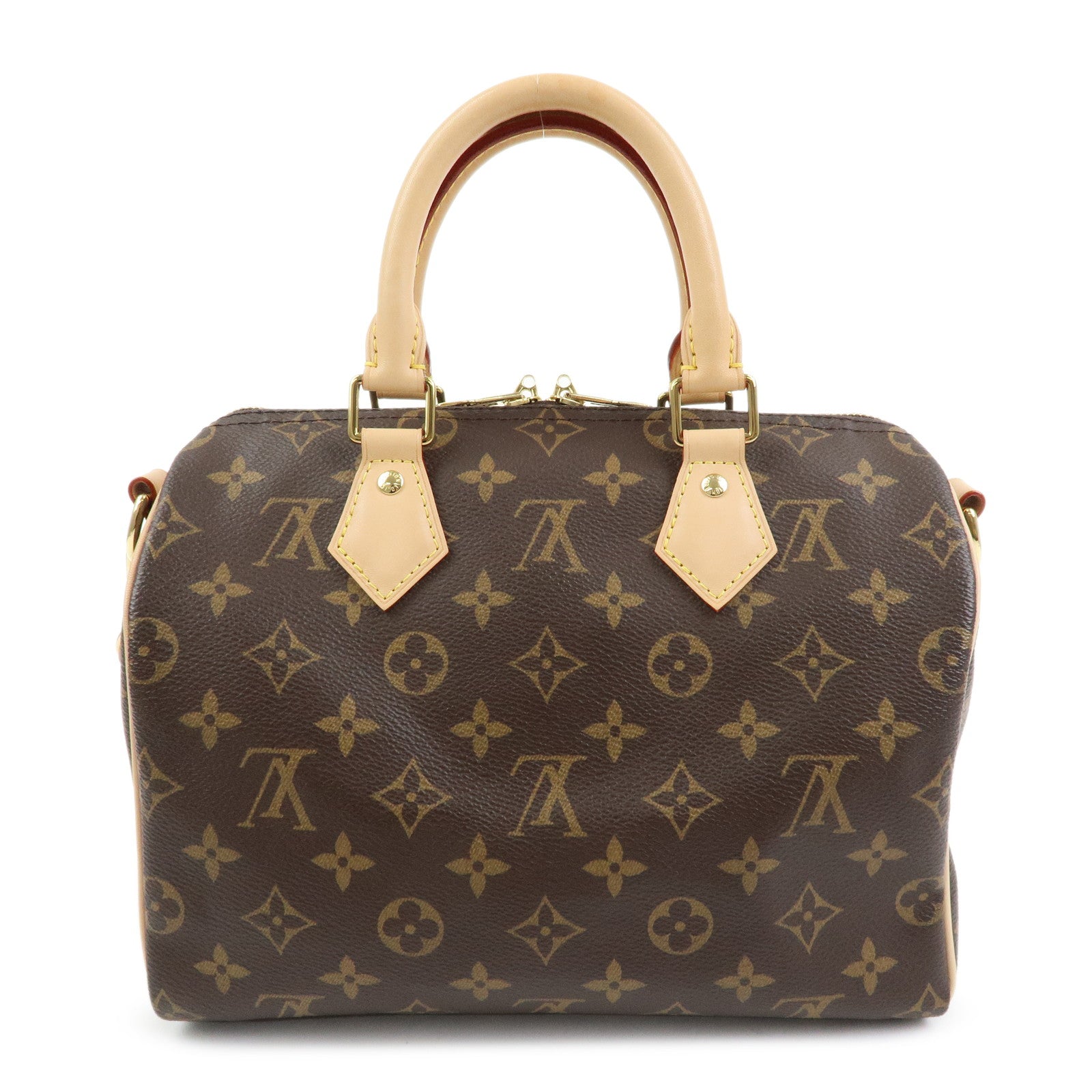 Louis Vuitton Monogram Speedy Bandouliere 25 2Way Bag Brown M46977
