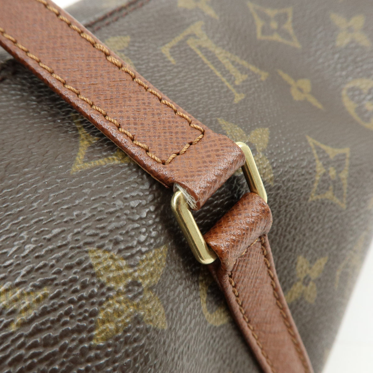 Louis Vuitton Monogram Papillon 30 Hand Bag Brown M51365