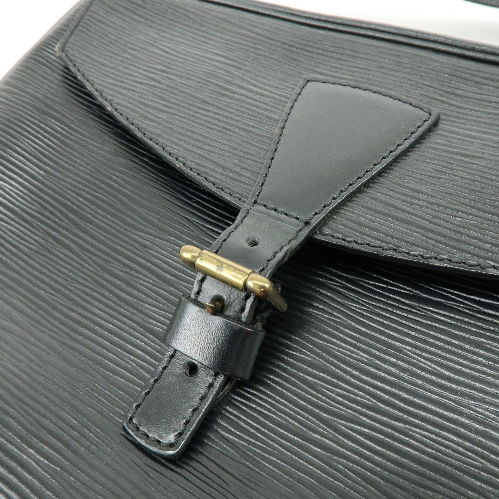Louis Vuitton Epi Leather Jeune Fille Shoulder Bag Noir M52152