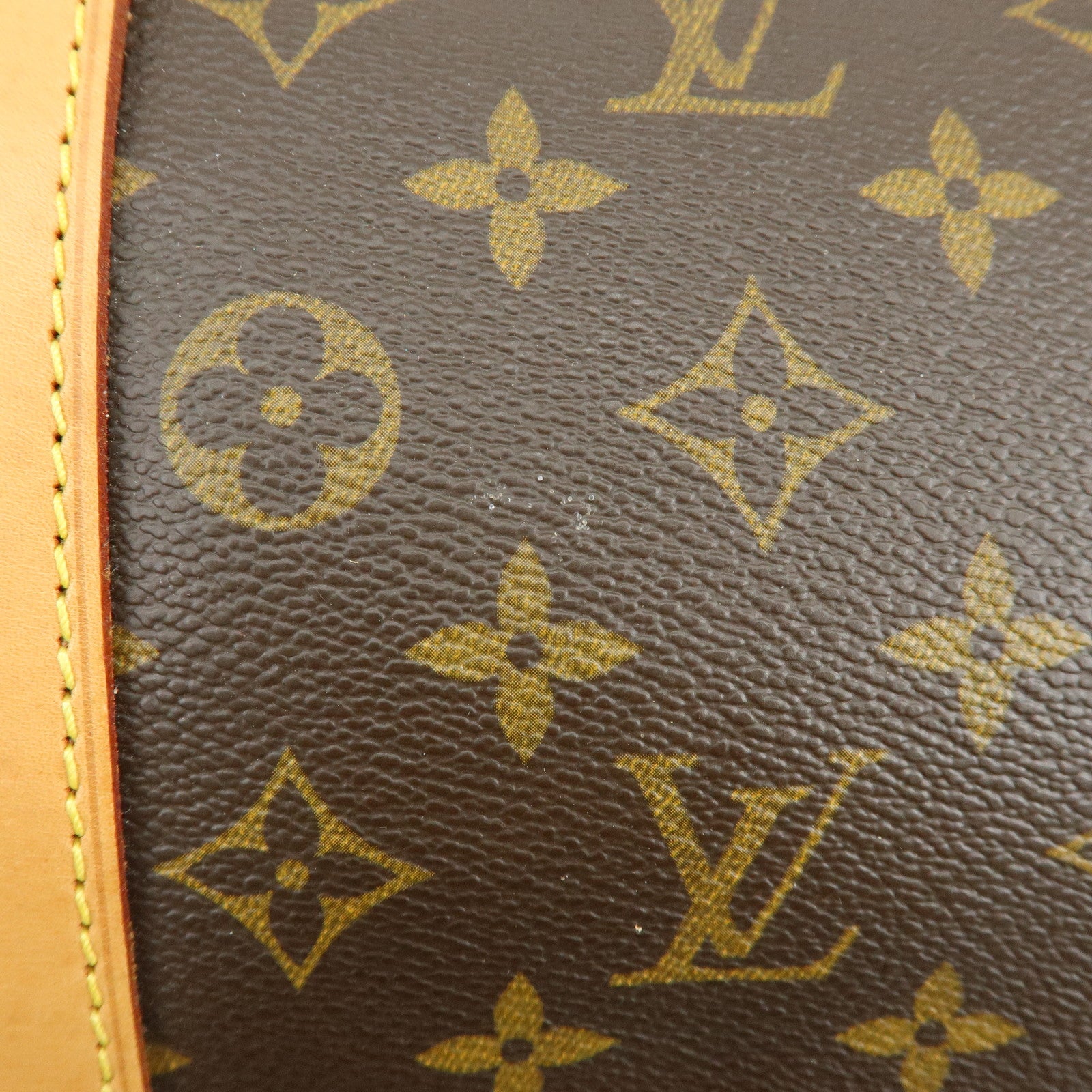 Louis Vuitton Monogram Keep All Bandouliere 55 Boston Bag Brown M41414