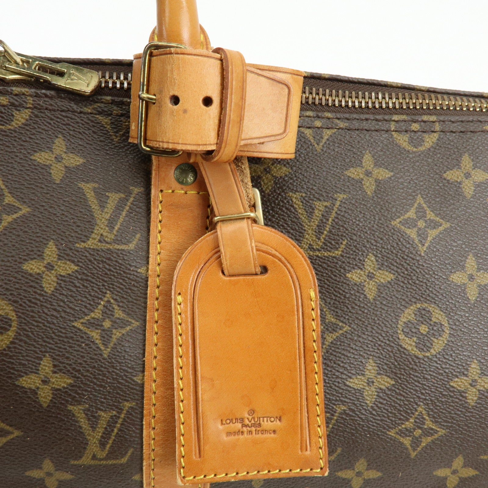 Louis Vuitton Keep All Bandouliere 50 Boston Bag Brown M41416