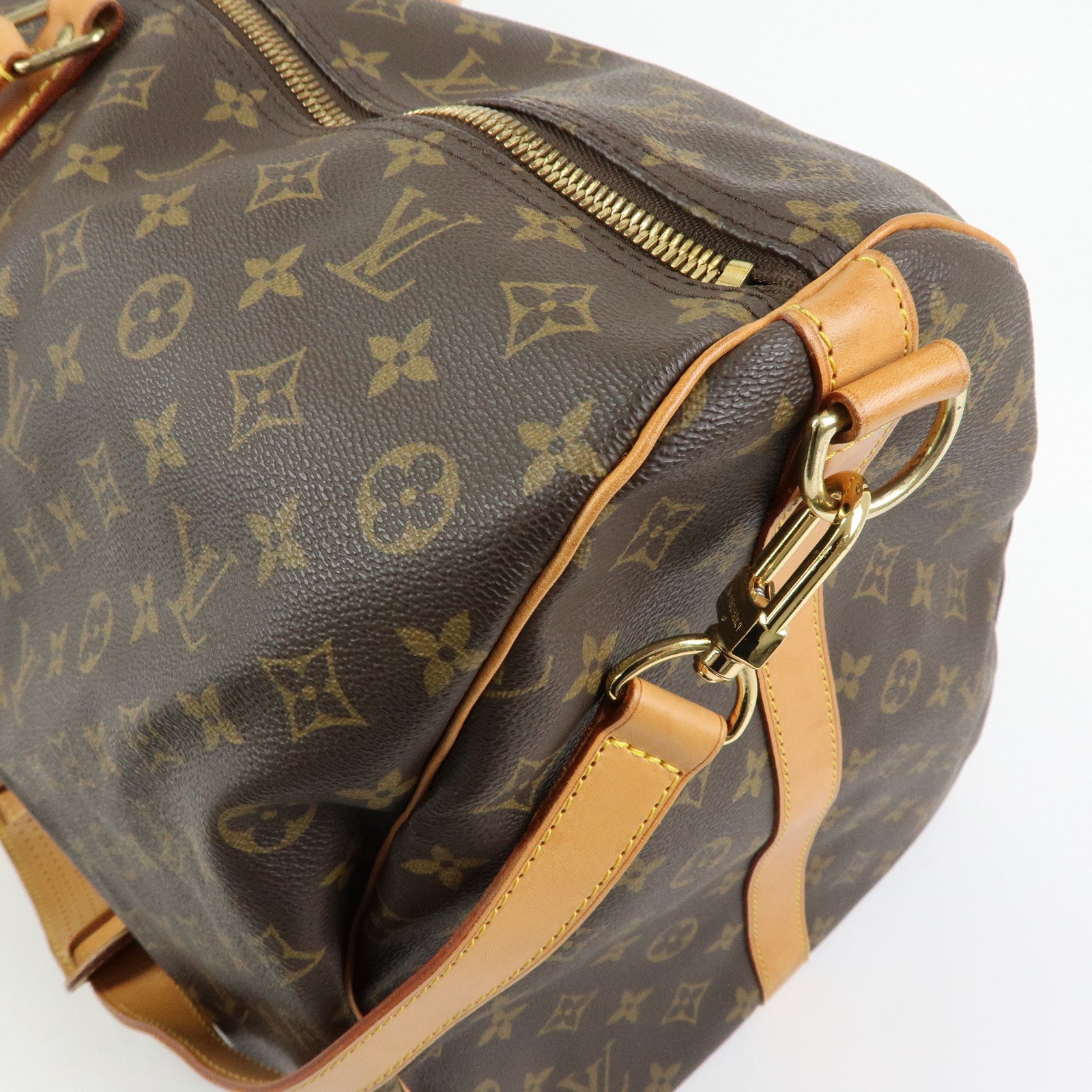 Louis Vuitton Monogram Keep All Bandouliere 60 Boston Bag M41412