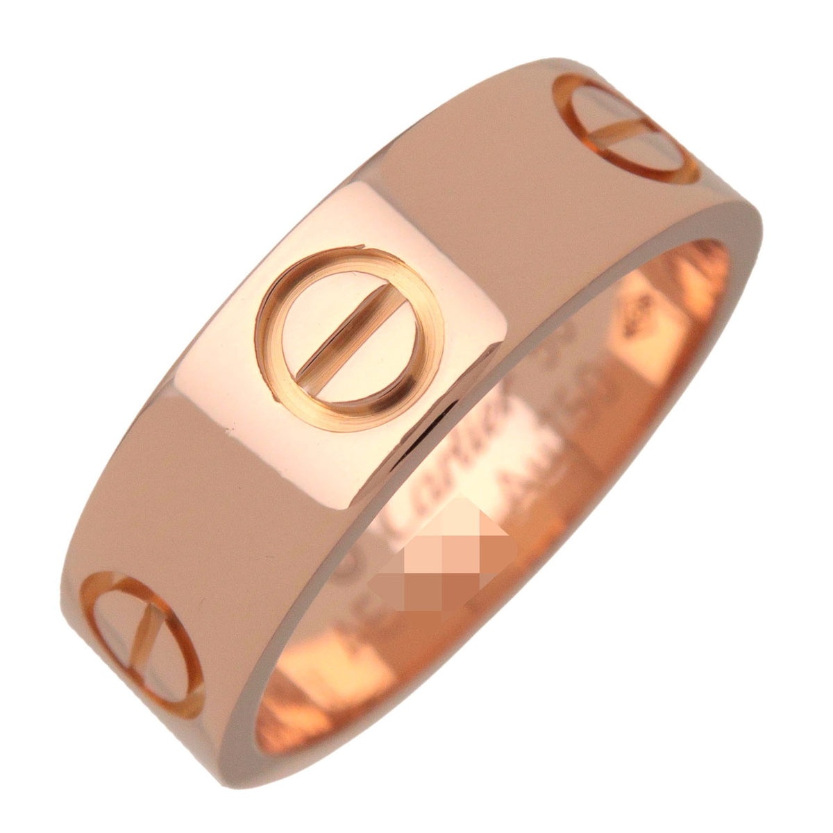 Cartier Love Ring K18 750PG Rose Gold #50 US5.5 EU50 HK11