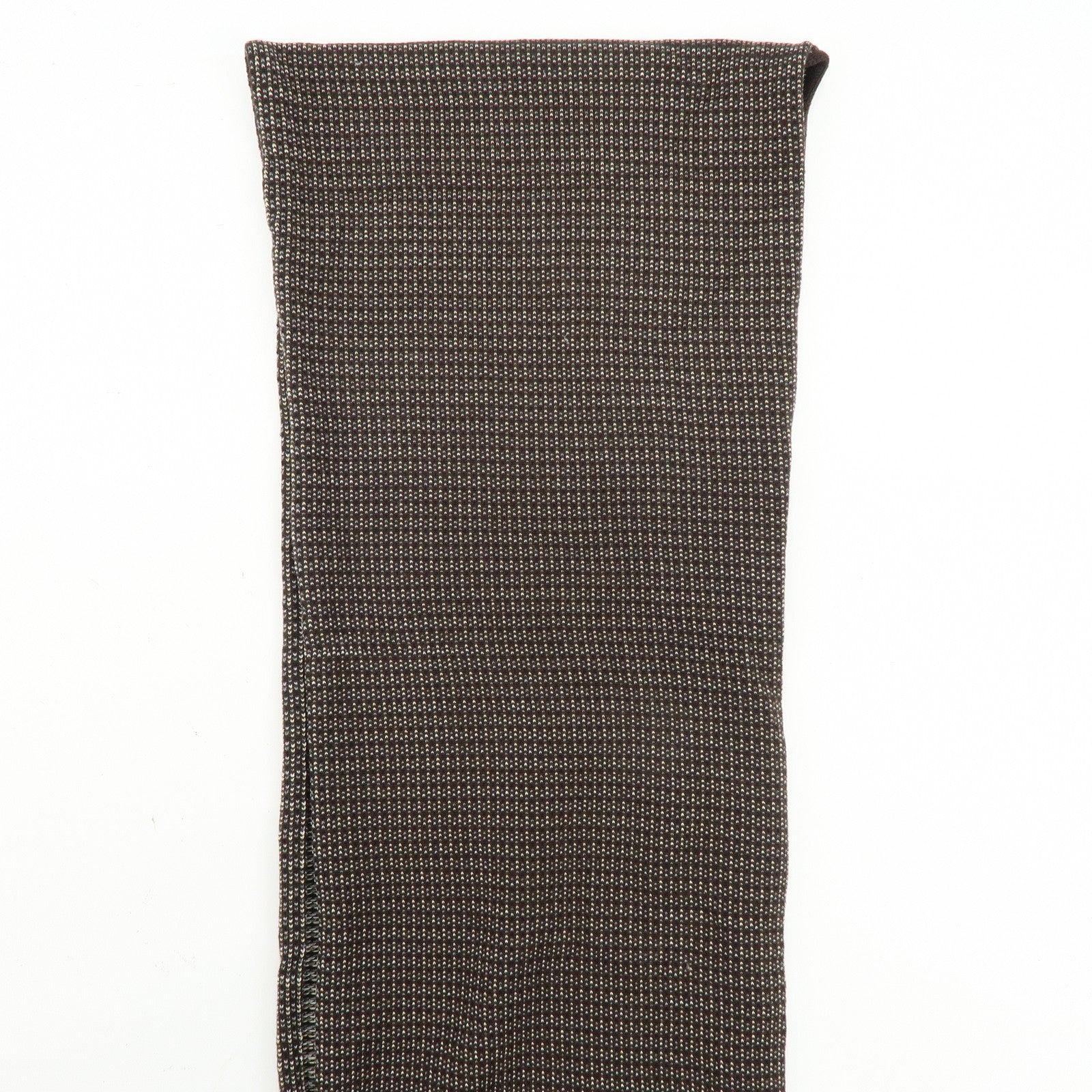 Louis Vuitton Taiga Takahashi Wool Silk Scarf Stole Dark Brown
