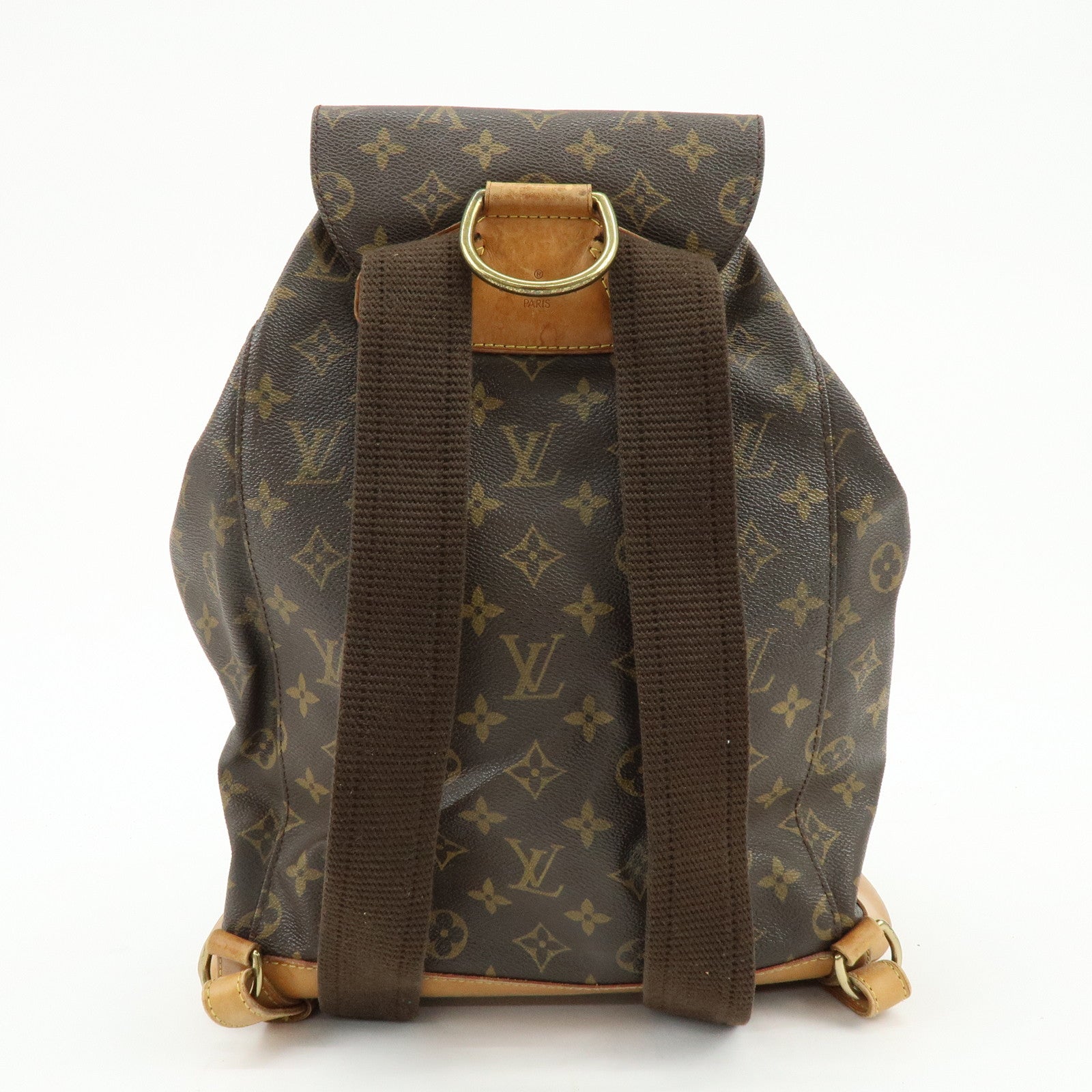 Louis Vuitton Monogram Montsouris GM Backpack Rucksuck Brown M51135