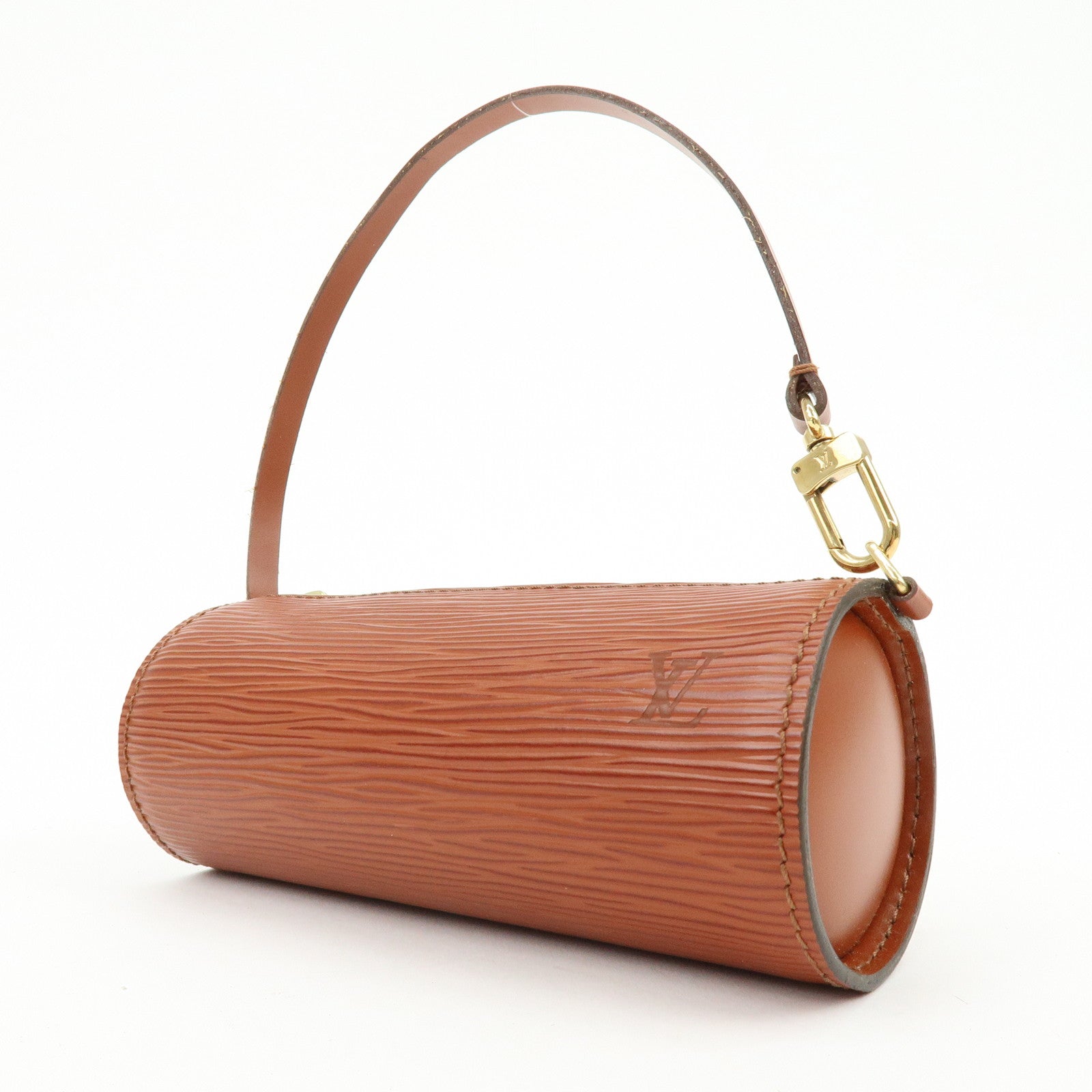 Louis Vuitton Epi Leather Soufflot Hand Bag Kenya Brown M52223
