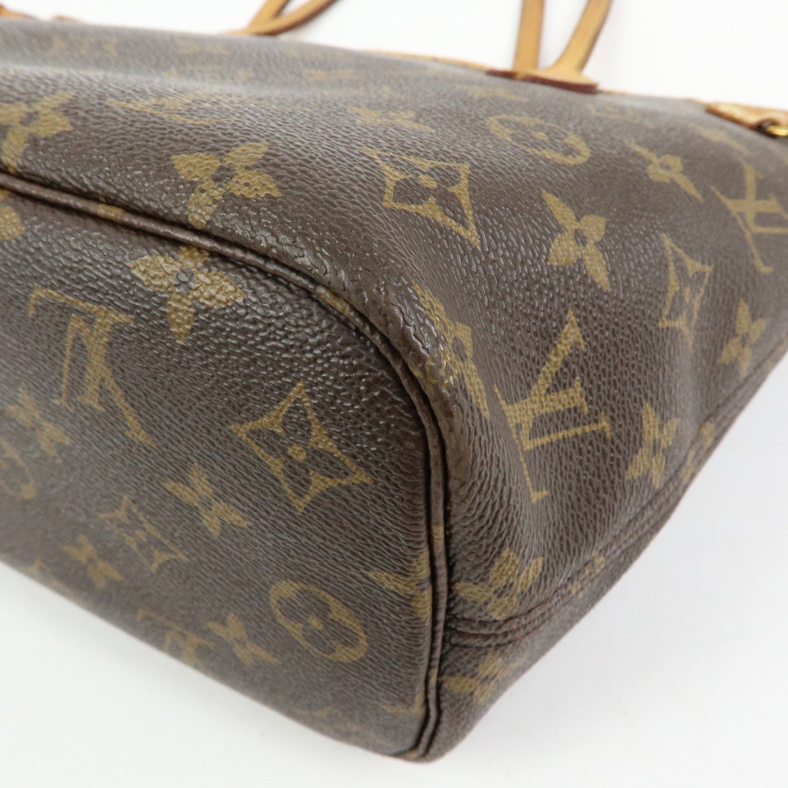 Louis Vuitton Monogram Neverfull PM Tote Bag Brown M41245