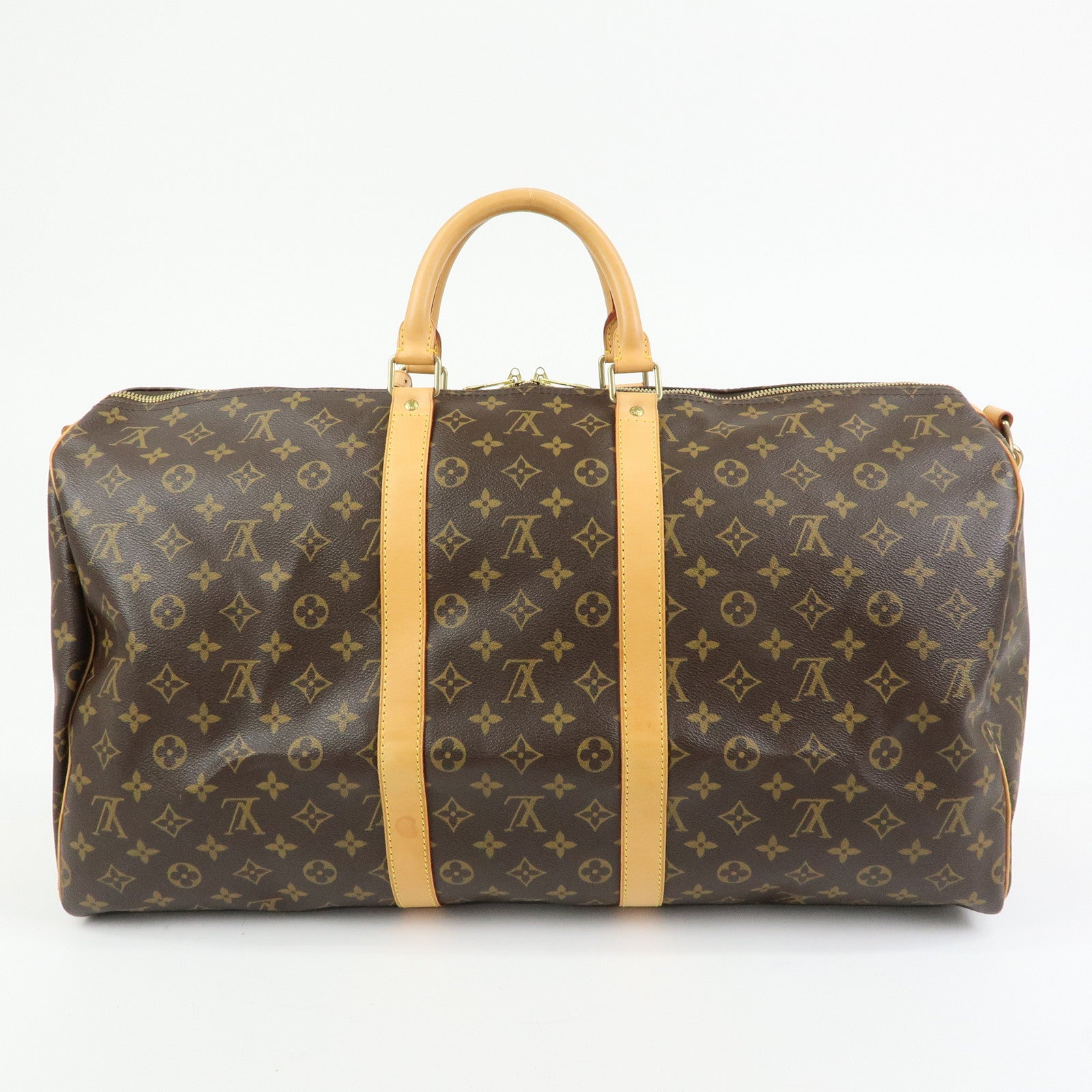 Louis Vuitton Monogram Keep All Bandouliere 55 Boston Bag M41414