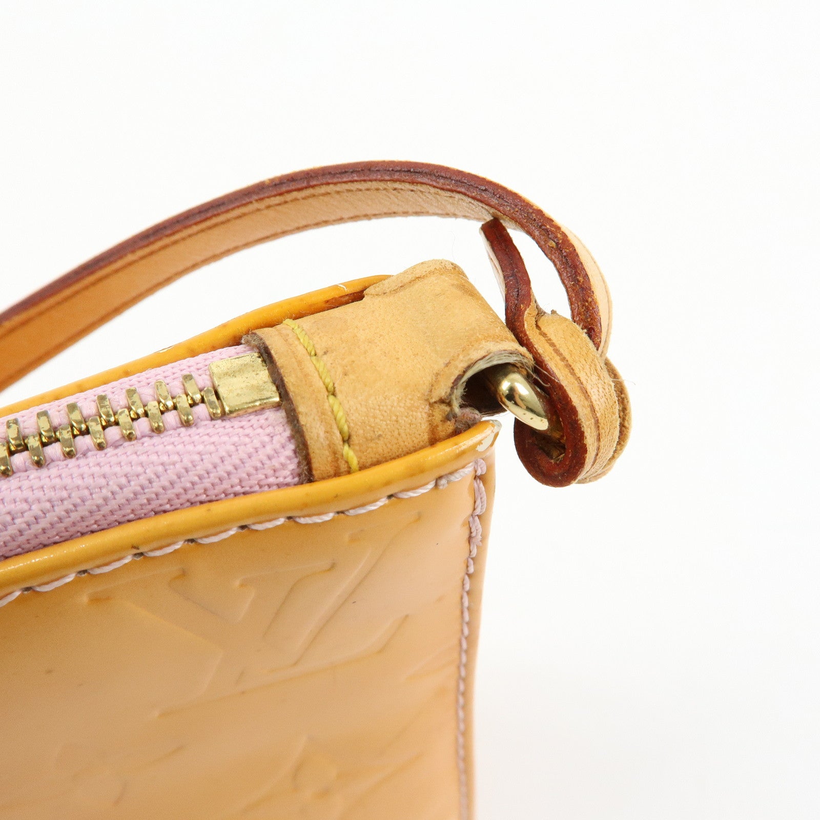 Louis Vuitton Monogram Vernis Lexington Accessoires Pouch Orange M91057